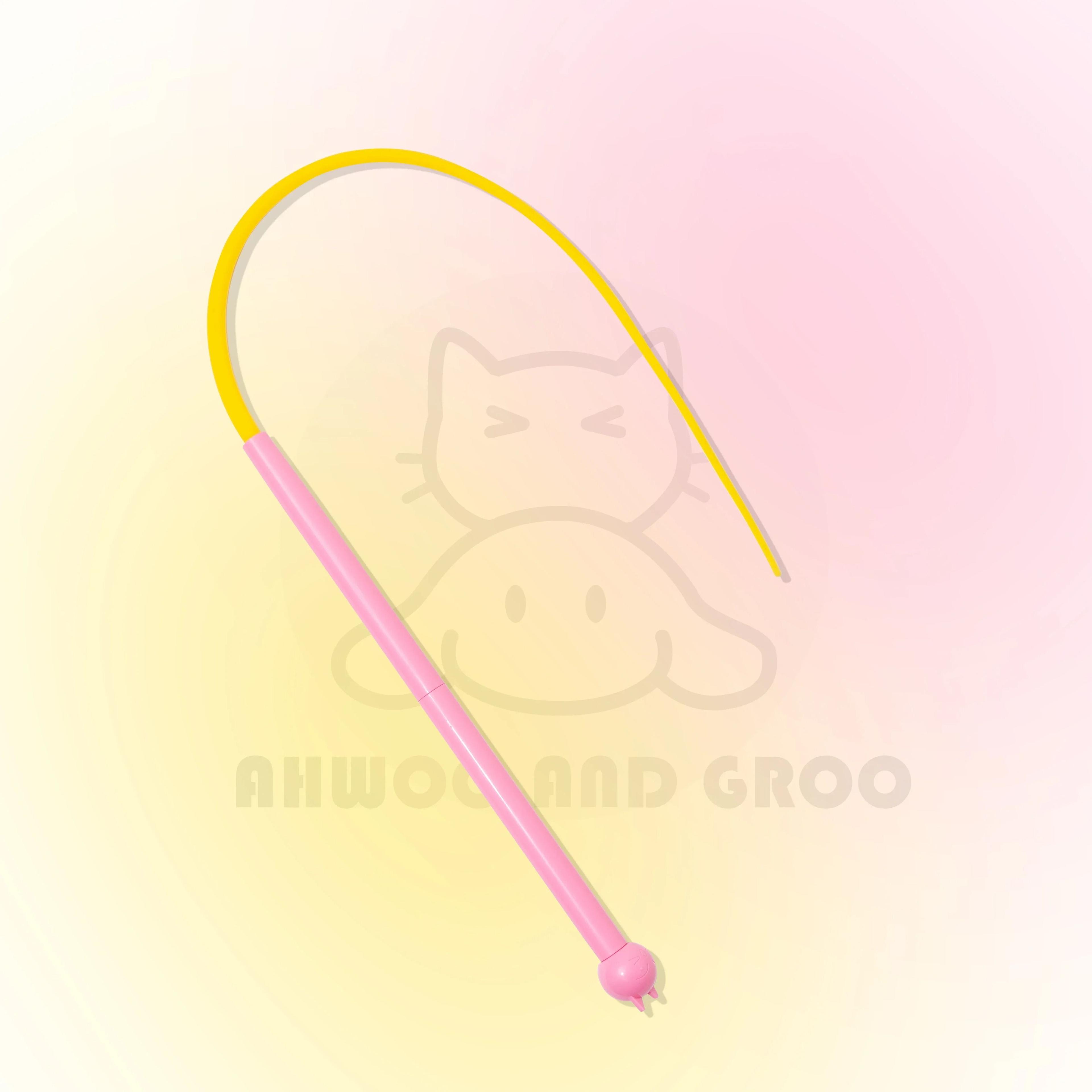 Ahwoo  Groo Silicone Mouse Tail Interactive Cat Teaser Wand 9