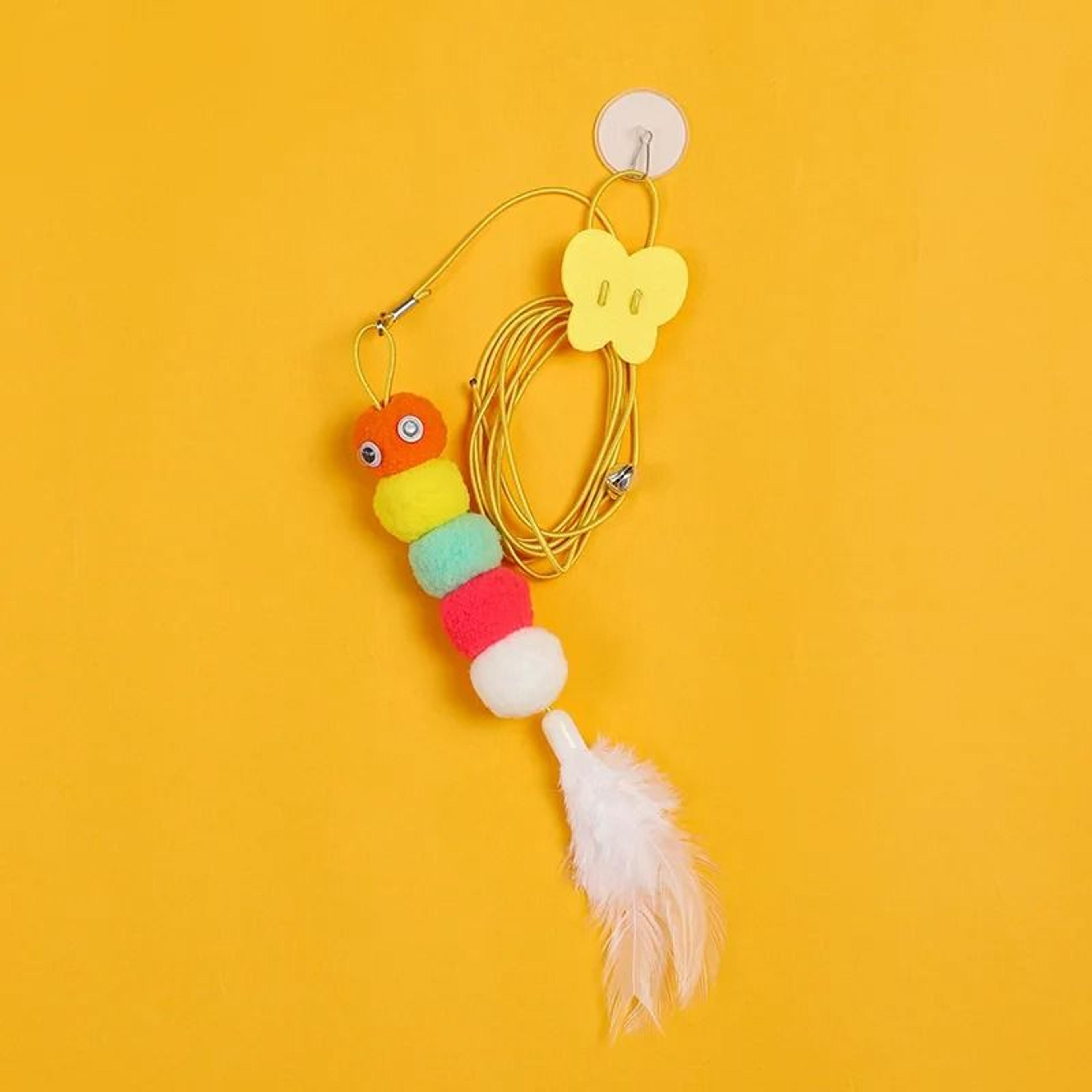 HandsFree SelfPlay Hanging Door Cat Teaser Toy 9