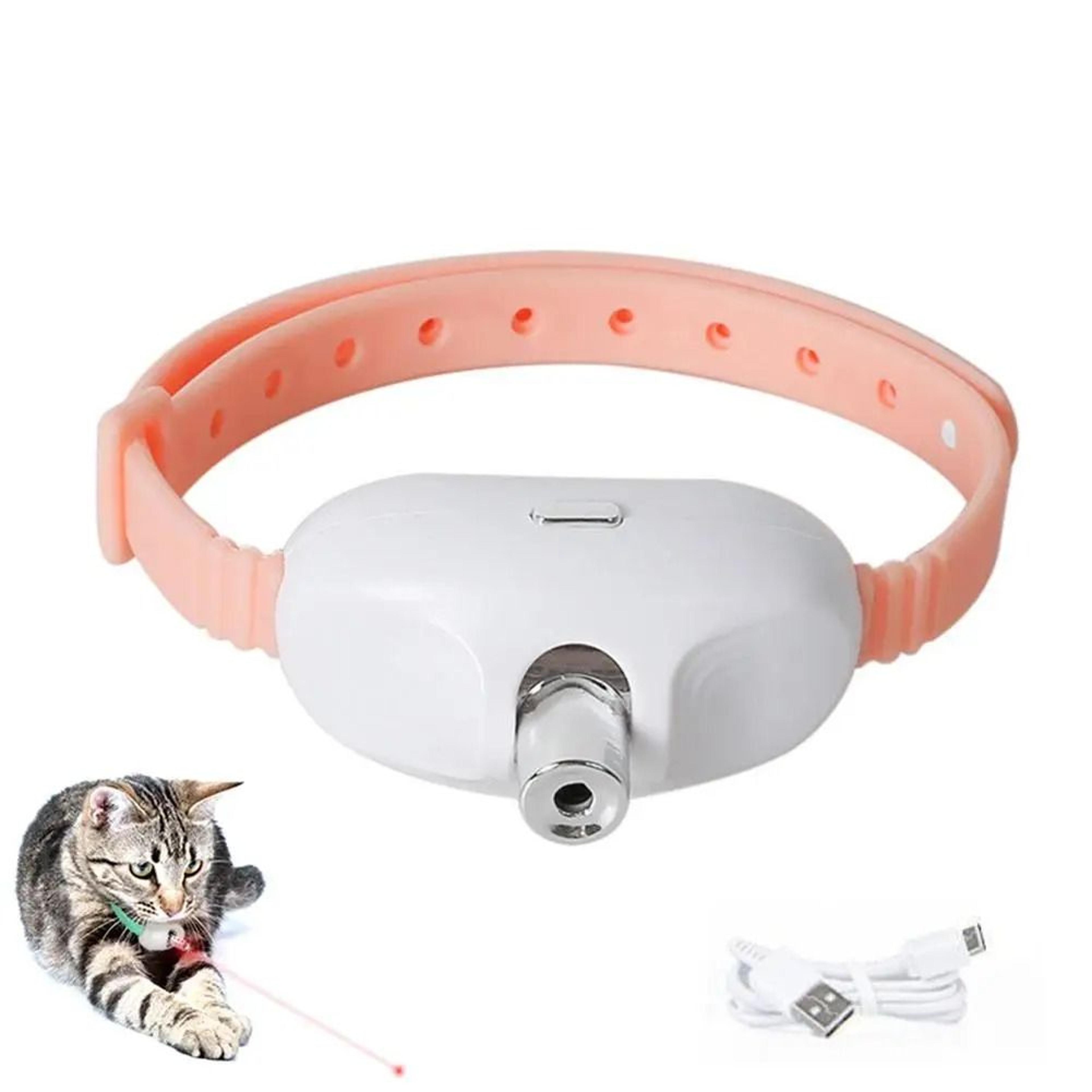 Smart HandsFree Red Laser Chase Wearable Cat Teasing Collar 7