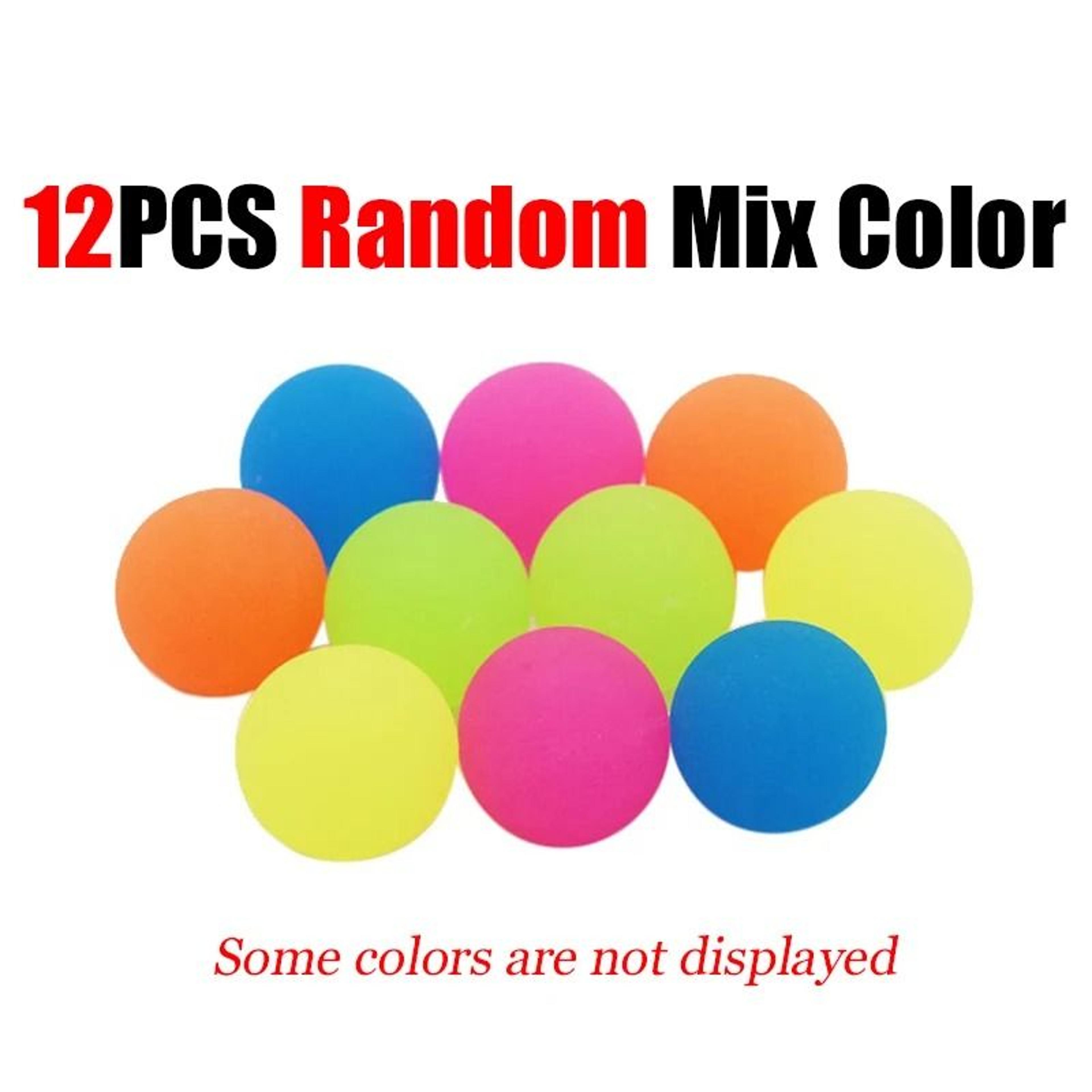 HighElasticity Solid Color Bouncing Toy Balls MultiPack 7