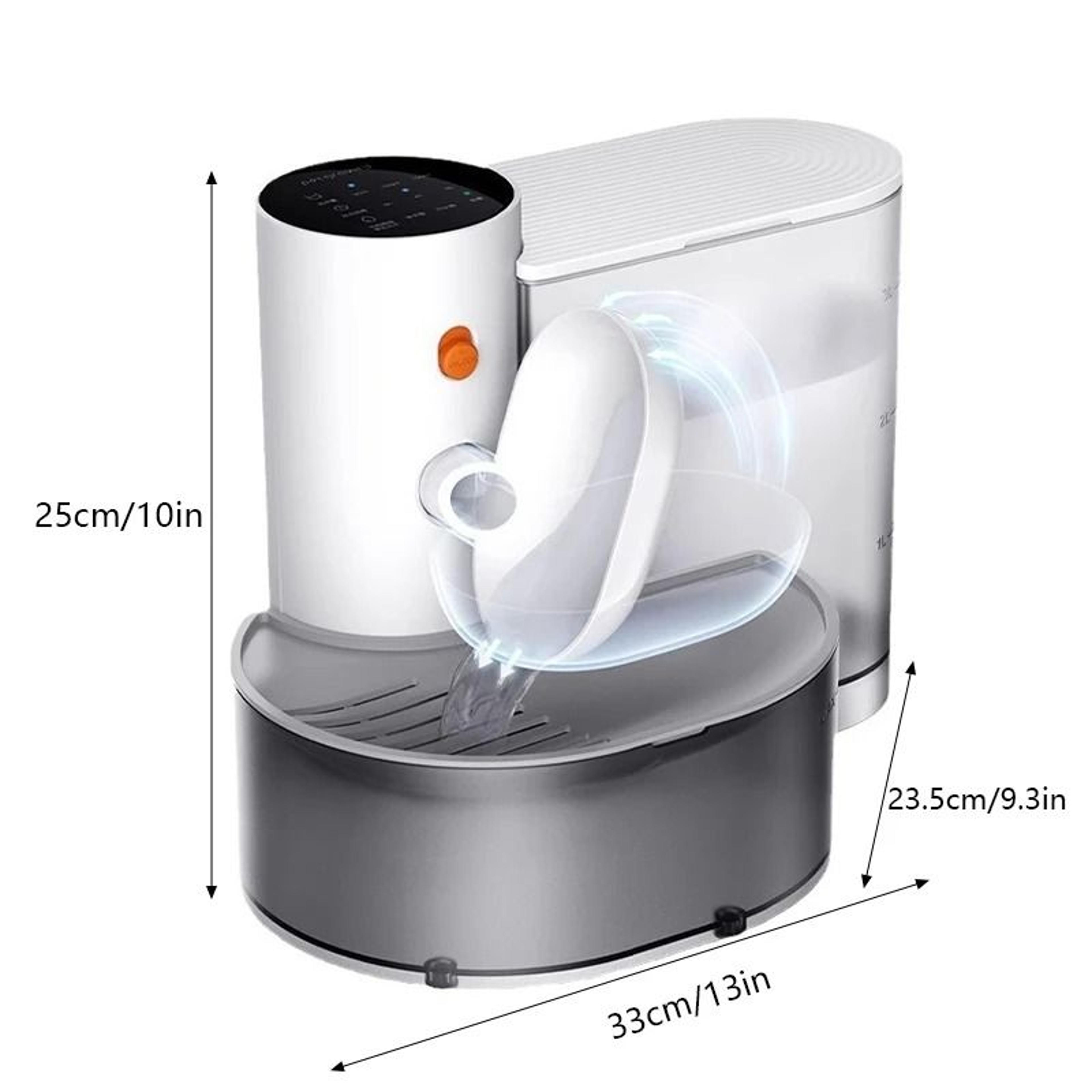 Smart Tipping Automated Rechargeable Pet Water Fountain 3L 5