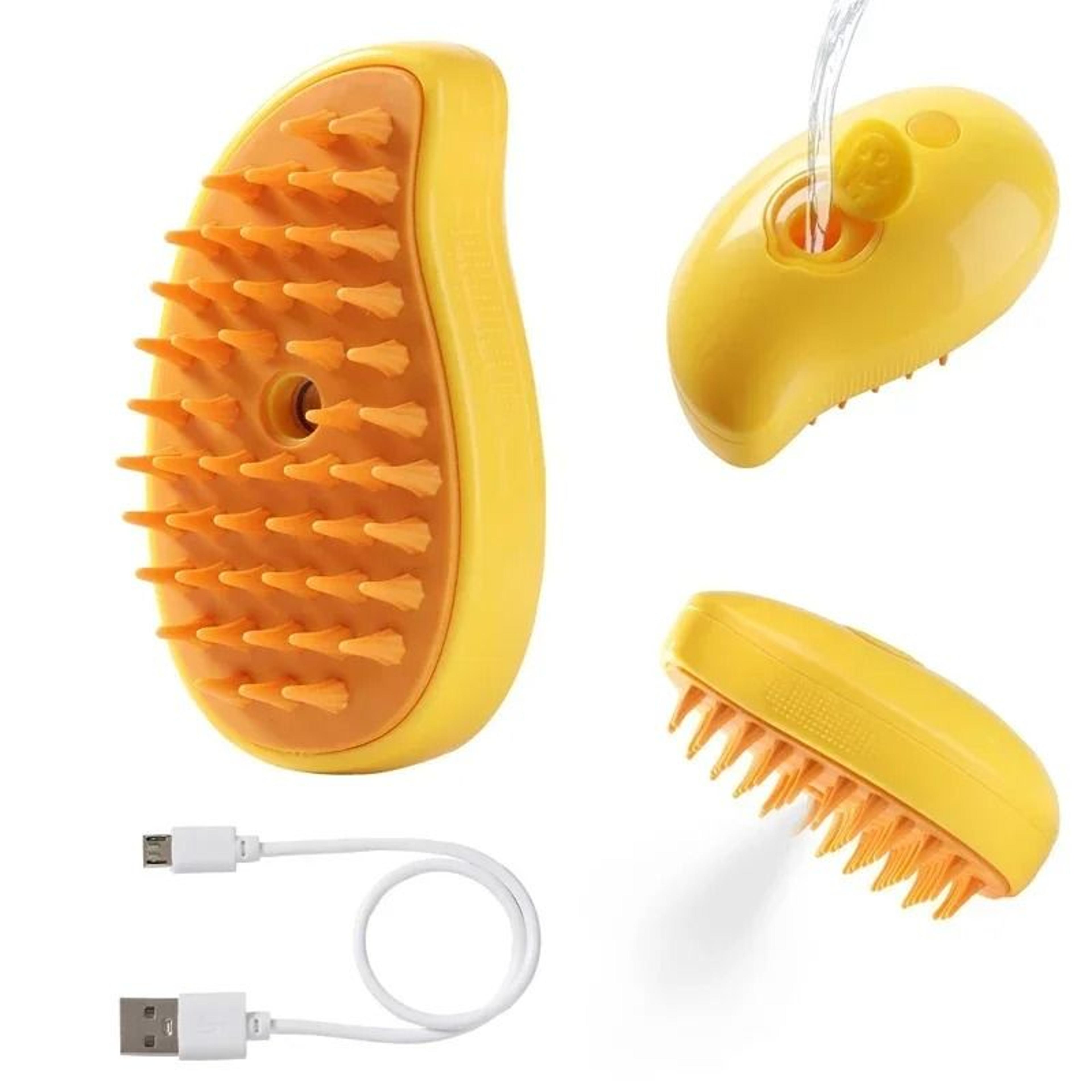 3in1 Electric Steaming Spray Pet Grooming  Massage Brush 7