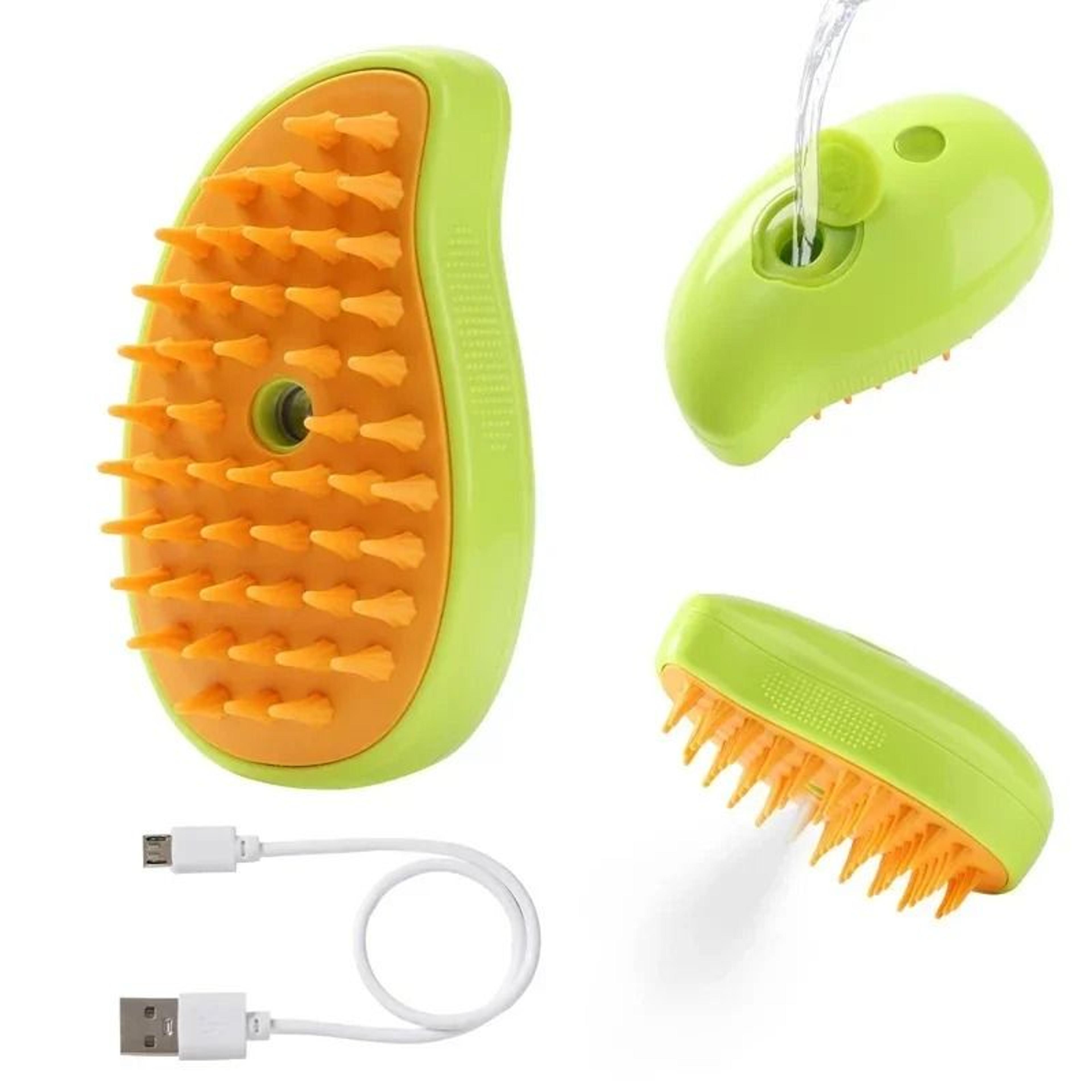 3in1 Electric Steaming Spray Pet Grooming  Massage Brush 8