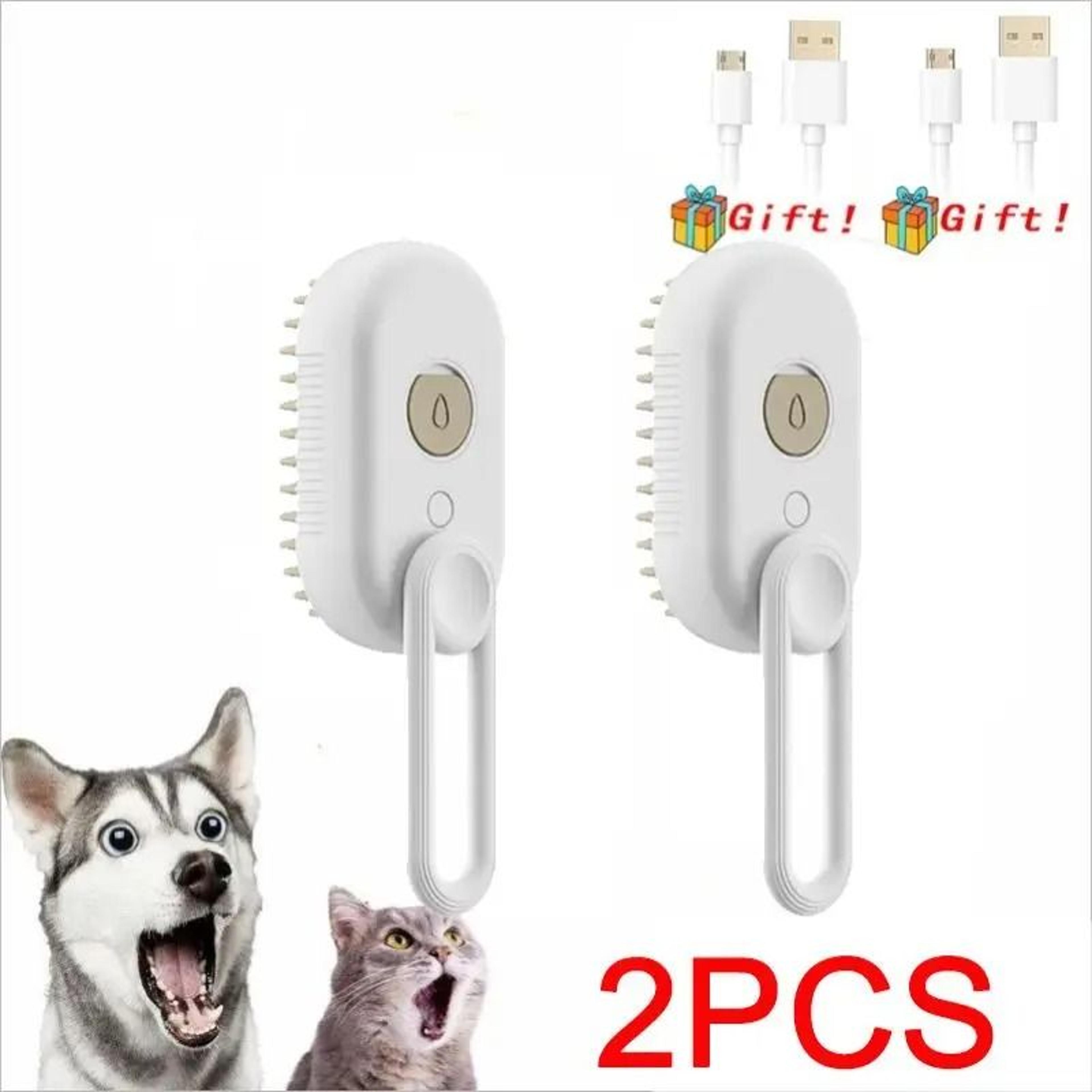 3in1 Electric Steaming Spray Pet Grooming  Massage Brush 19