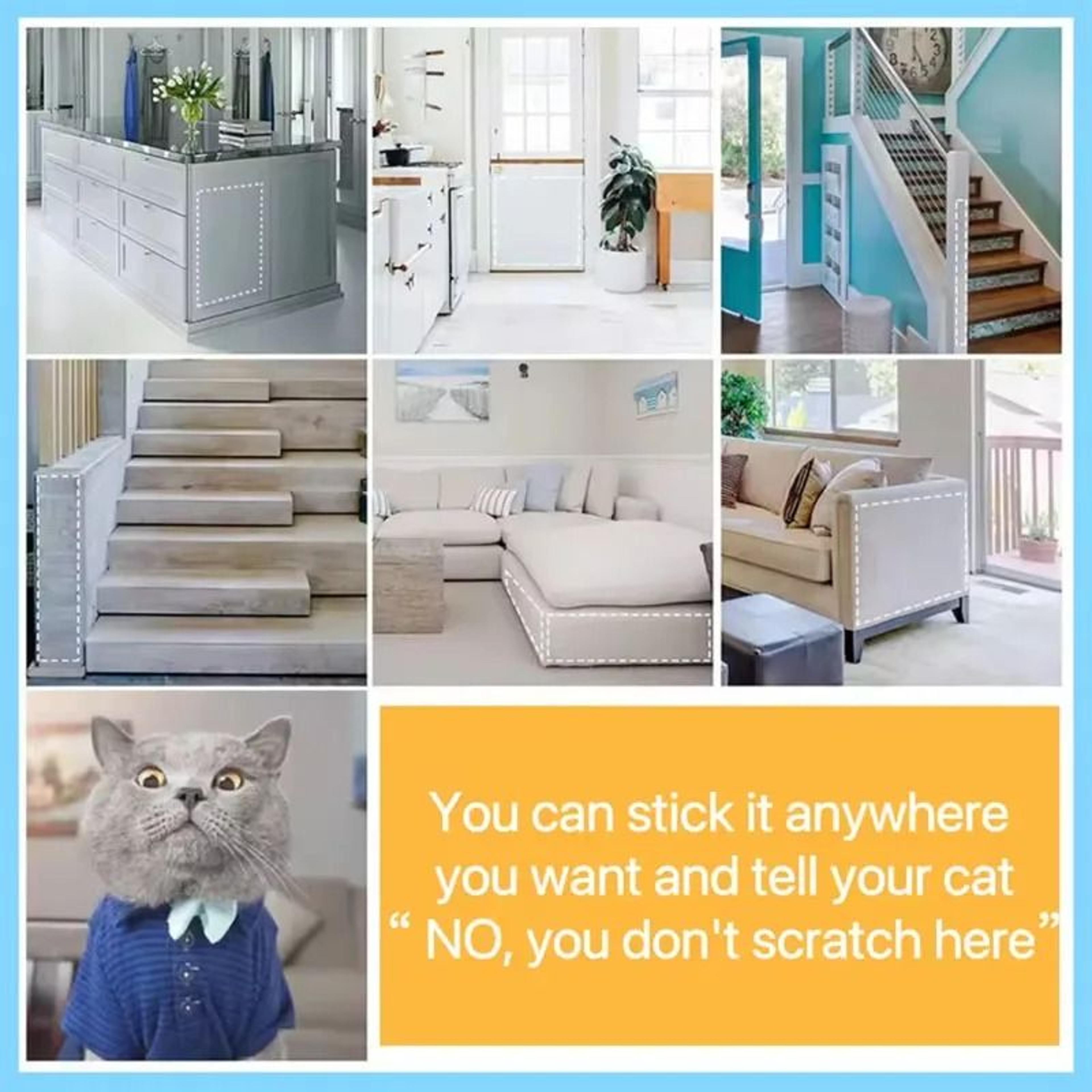 Transparent HeavyDuty PVC SelfAdhesive Furniture  Sofa Protectors 5