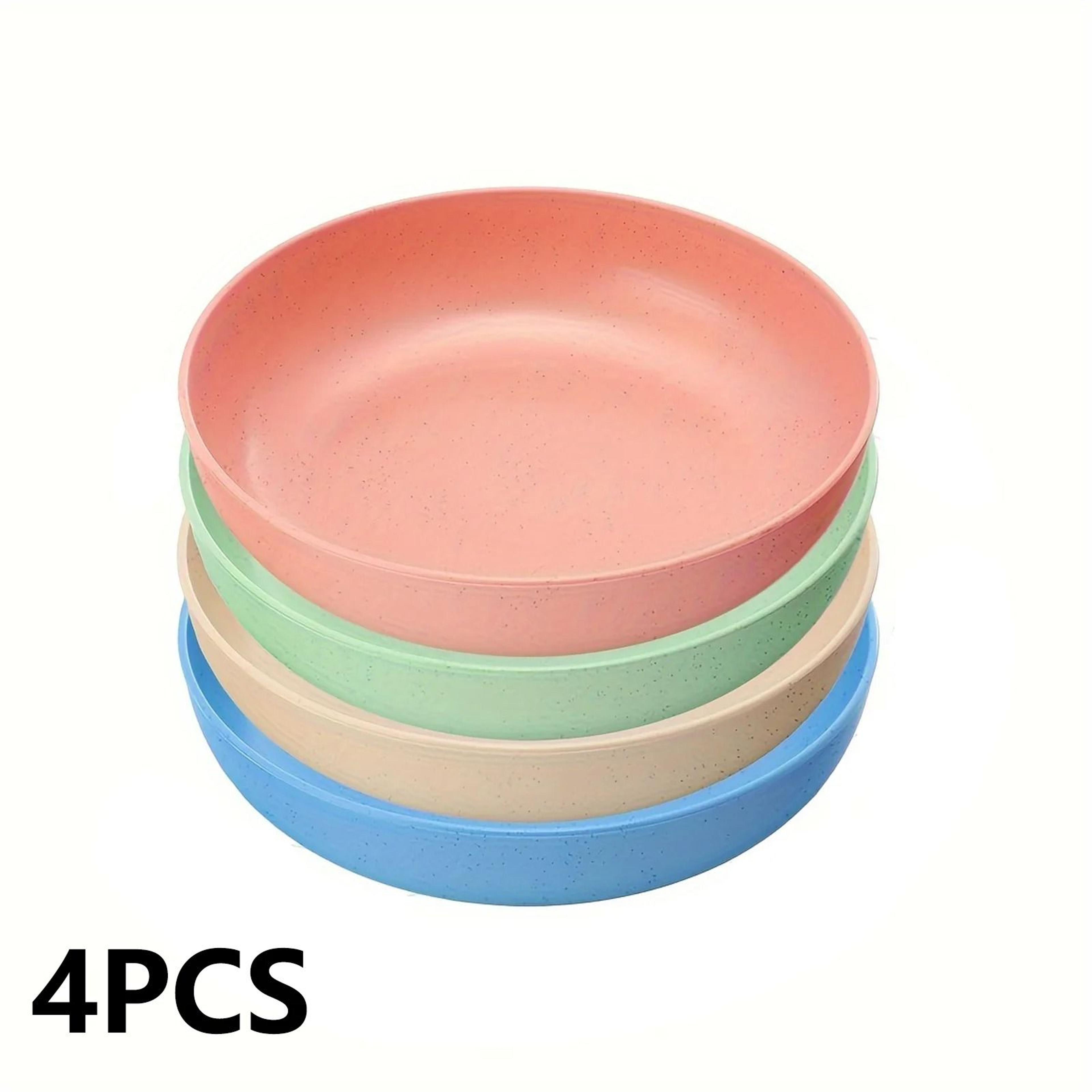 WhiskerFriendly Shallow Colorful Cat Feeding Bowls 4Piece Set 6
