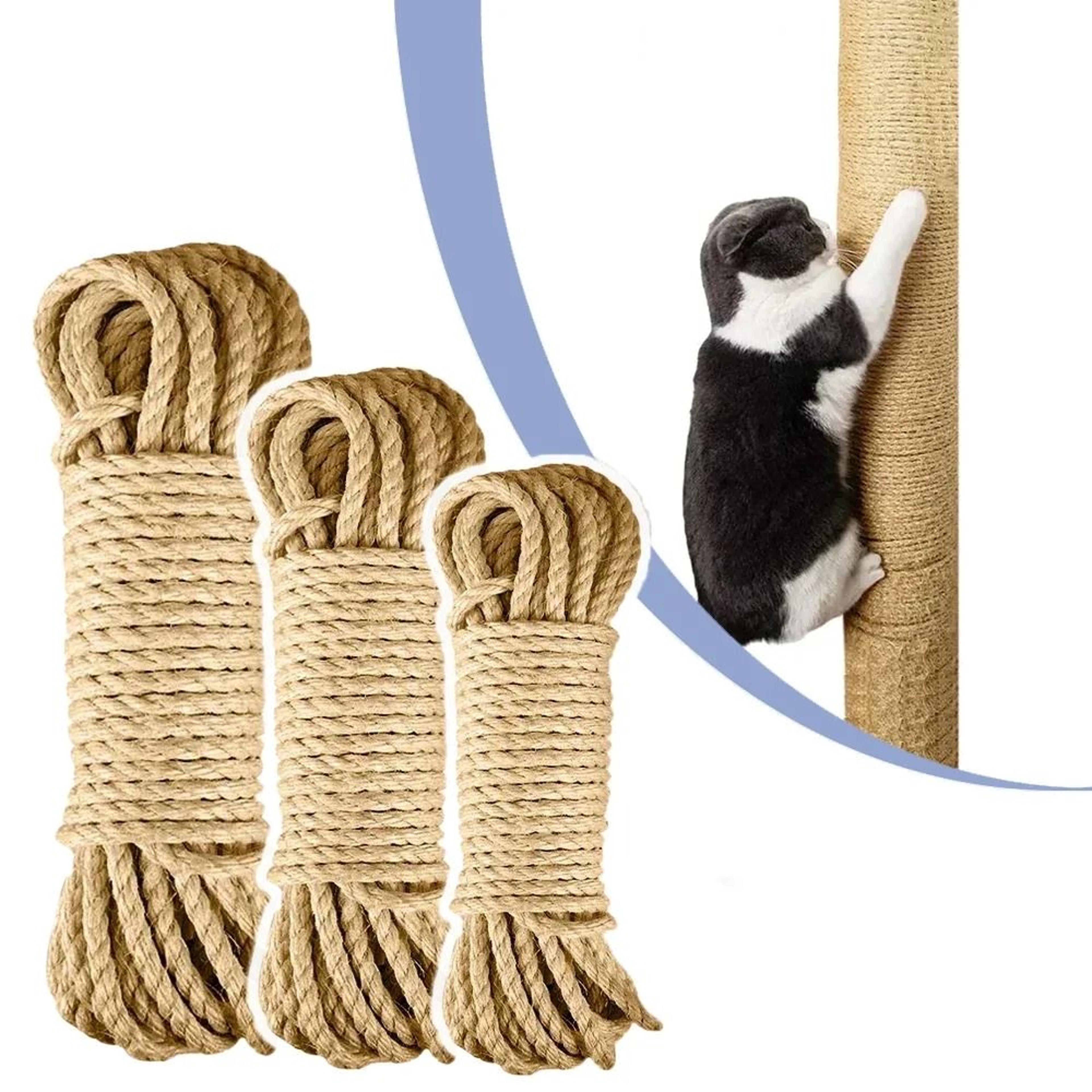Premium Natural Sisal Replacement Rope For Cat Scratching Posts 0