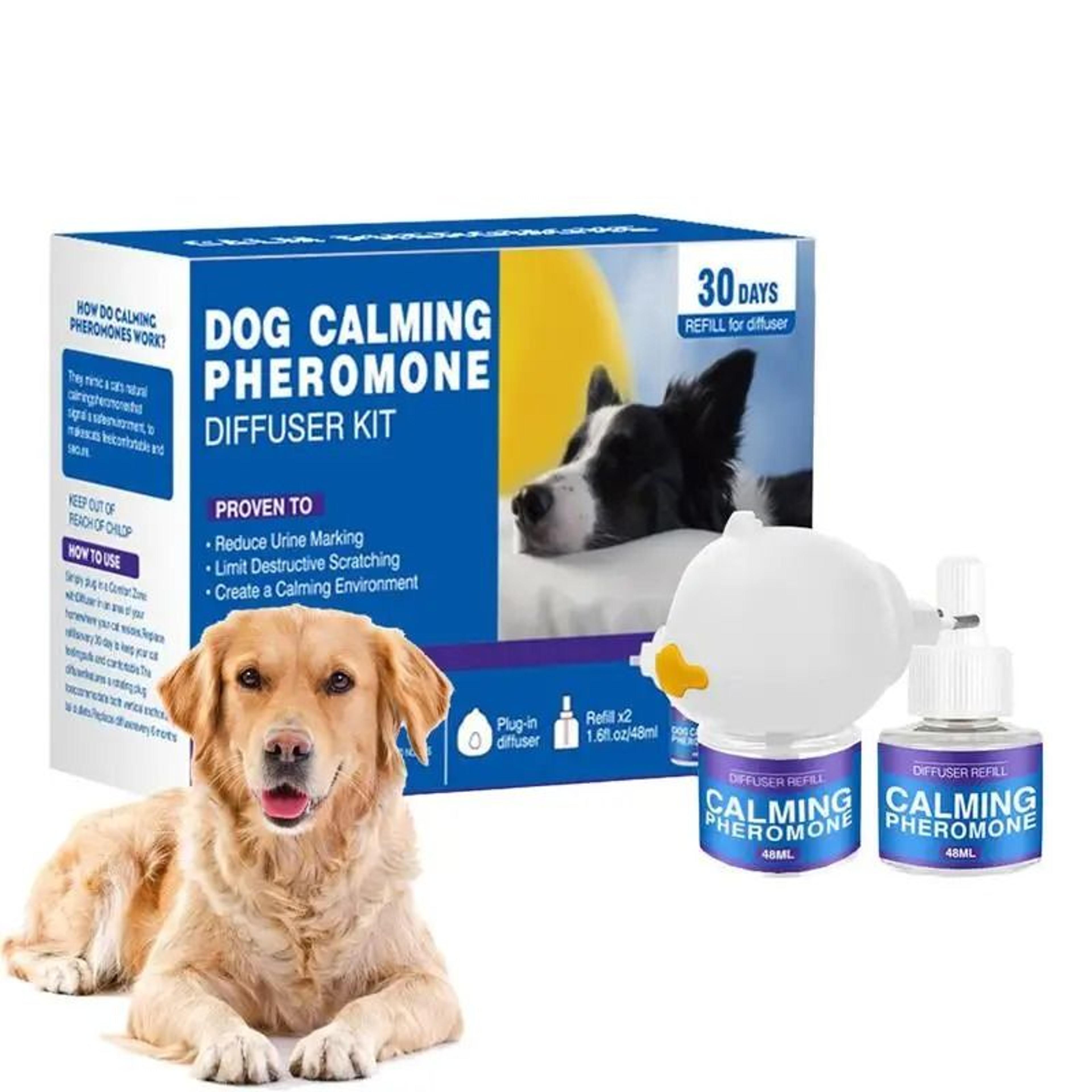 60Day Pet Pheromone Calming Diffuser  Relief Refill Set 4