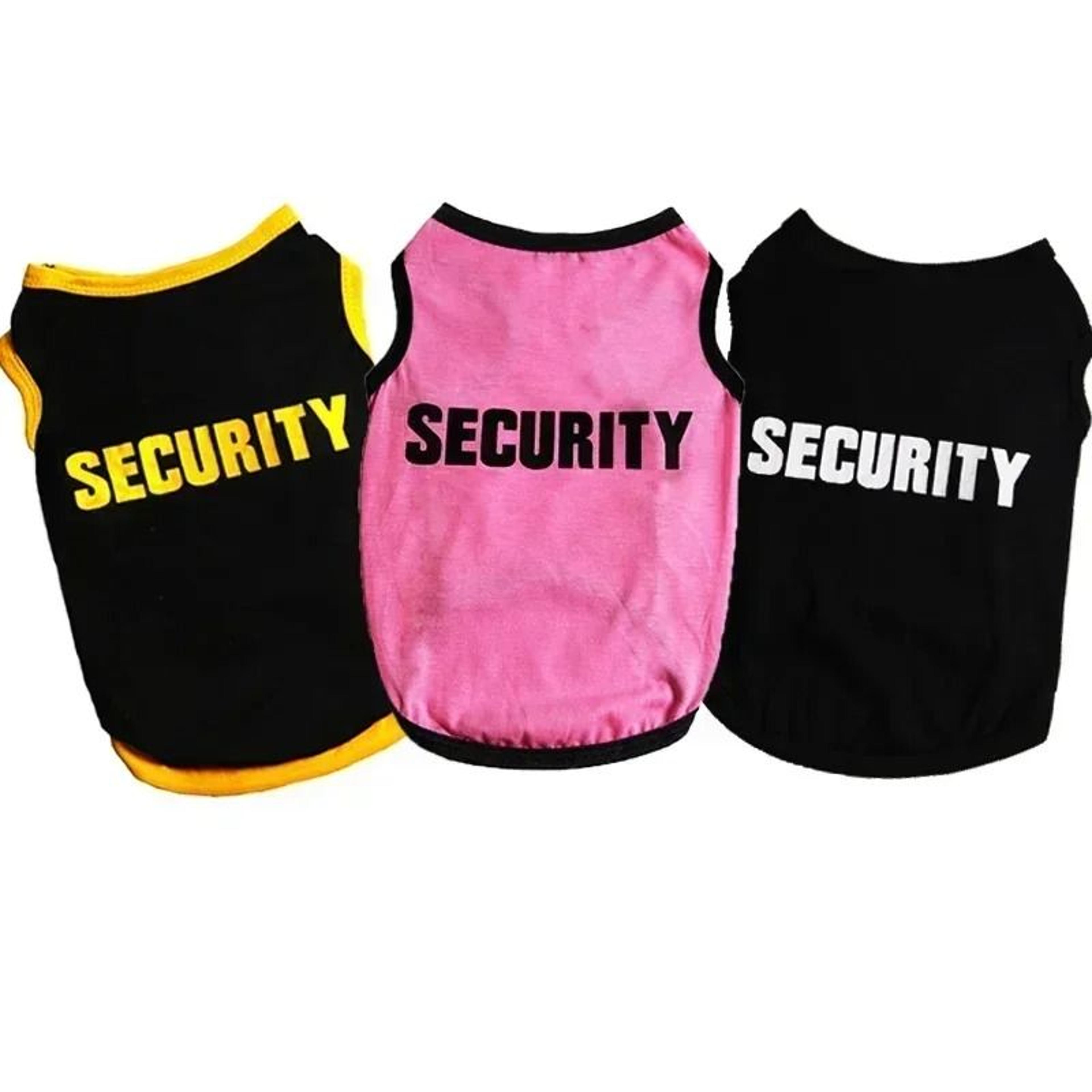 Printed Pet Security Vest TShirt 1