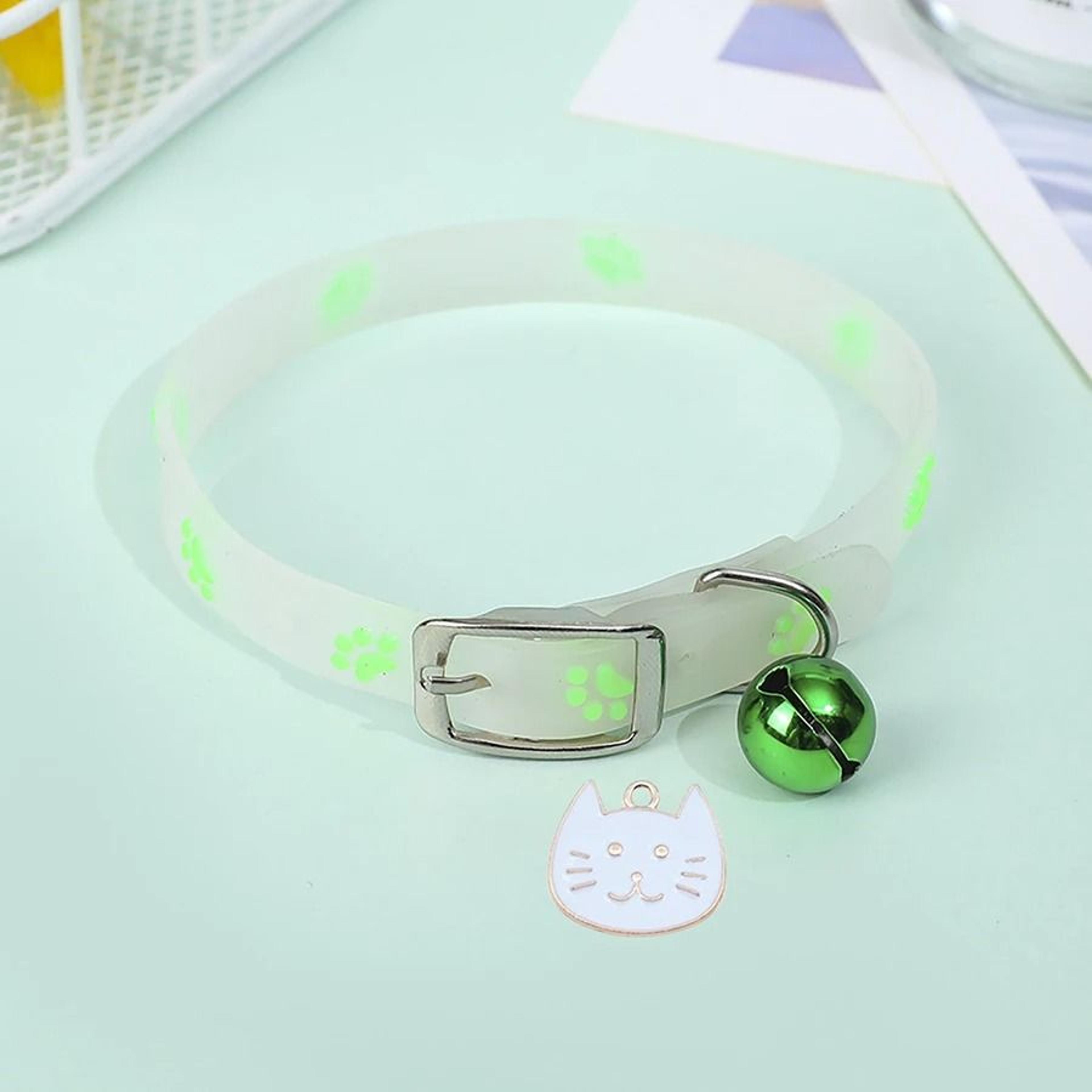 Glow In The Dark Luminous Pet Footprint Collar 7