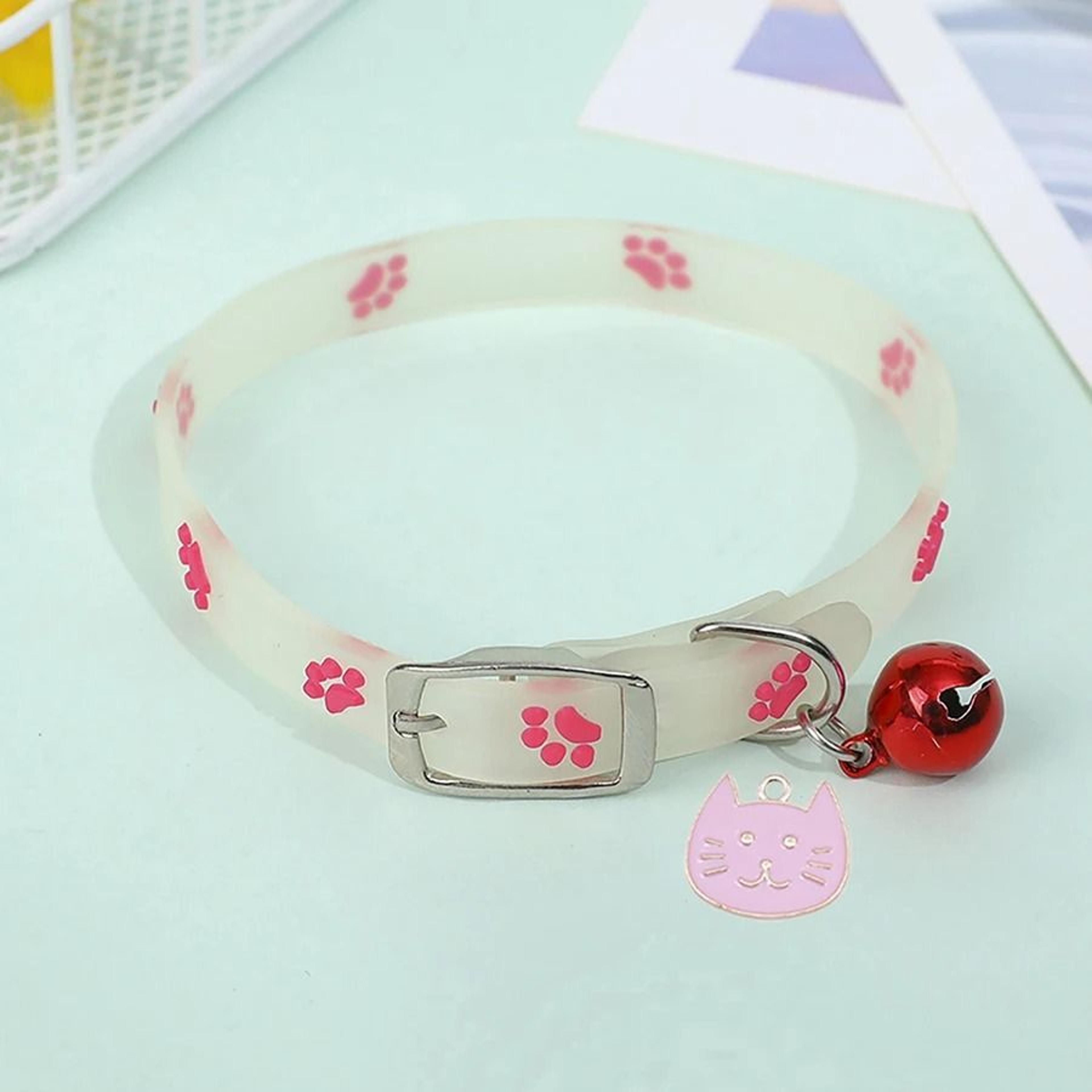 Glow In The Dark Luminous Pet Footprint Collar 8