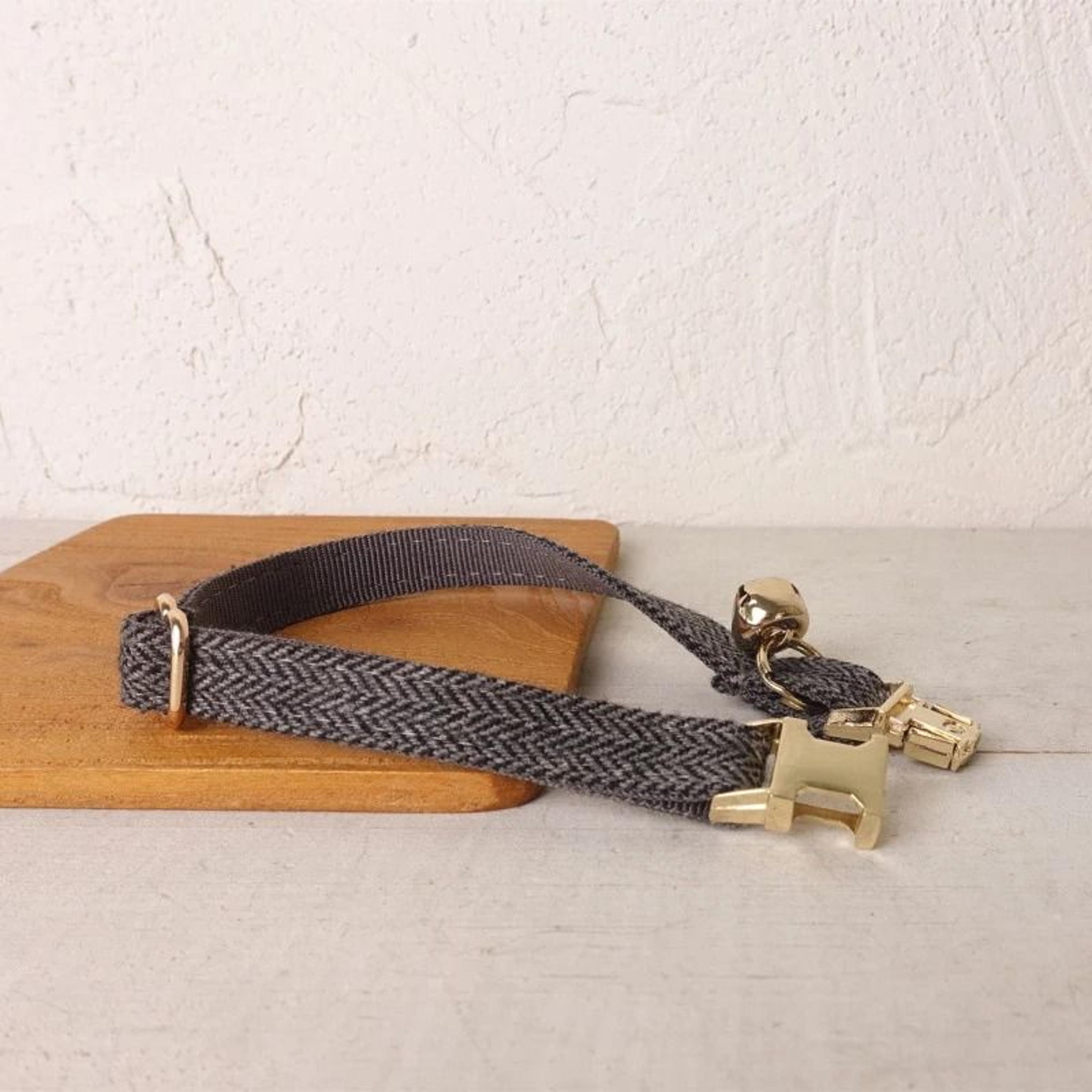 Customized Velvet Pet ID Collar With Bowknot  Bell 2