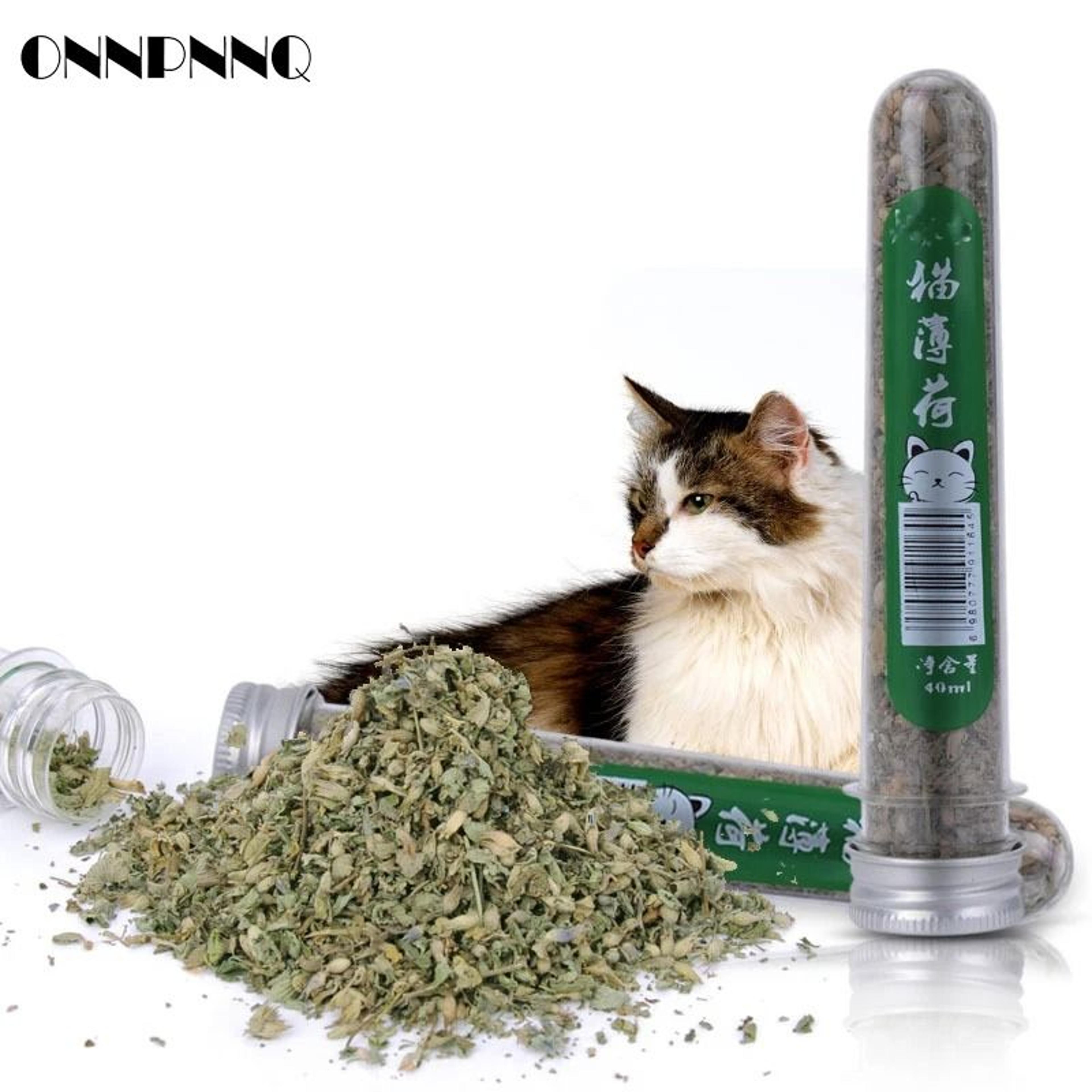 natural tube-packaged catnip debris