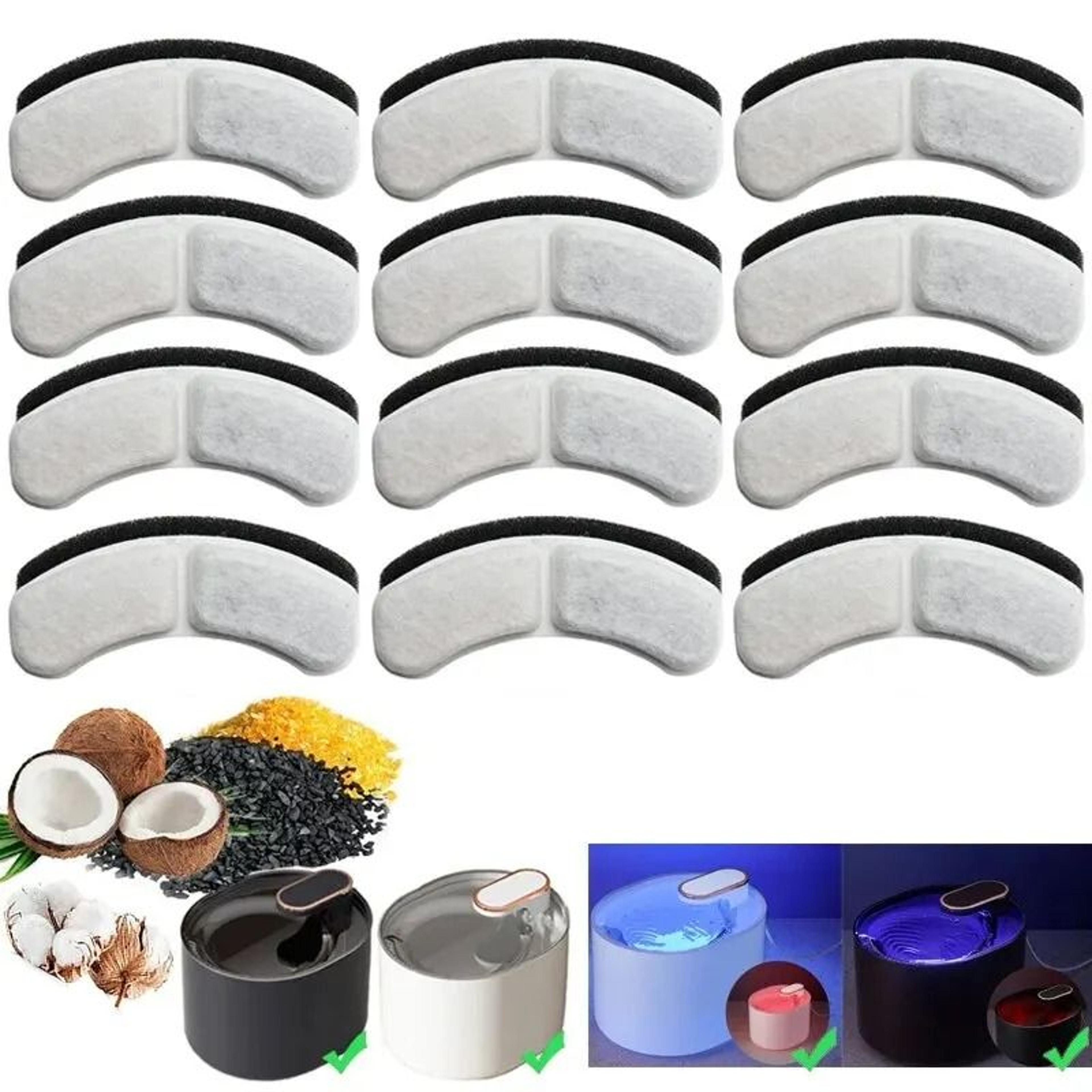 ArcShaped Cat Water Fountain Replacement Filters 0