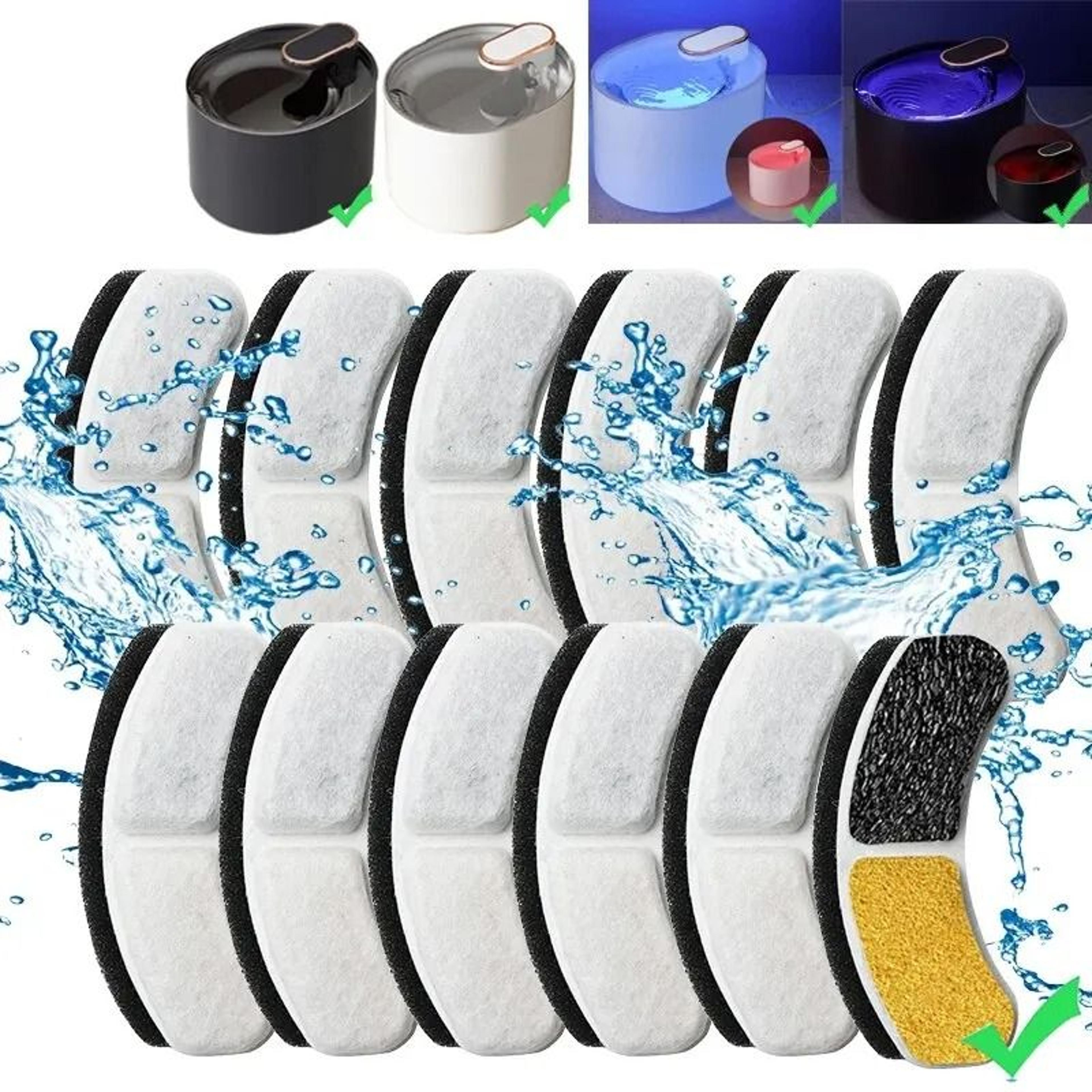 ArcShaped Cat Water Fountain Replacement Filters 5