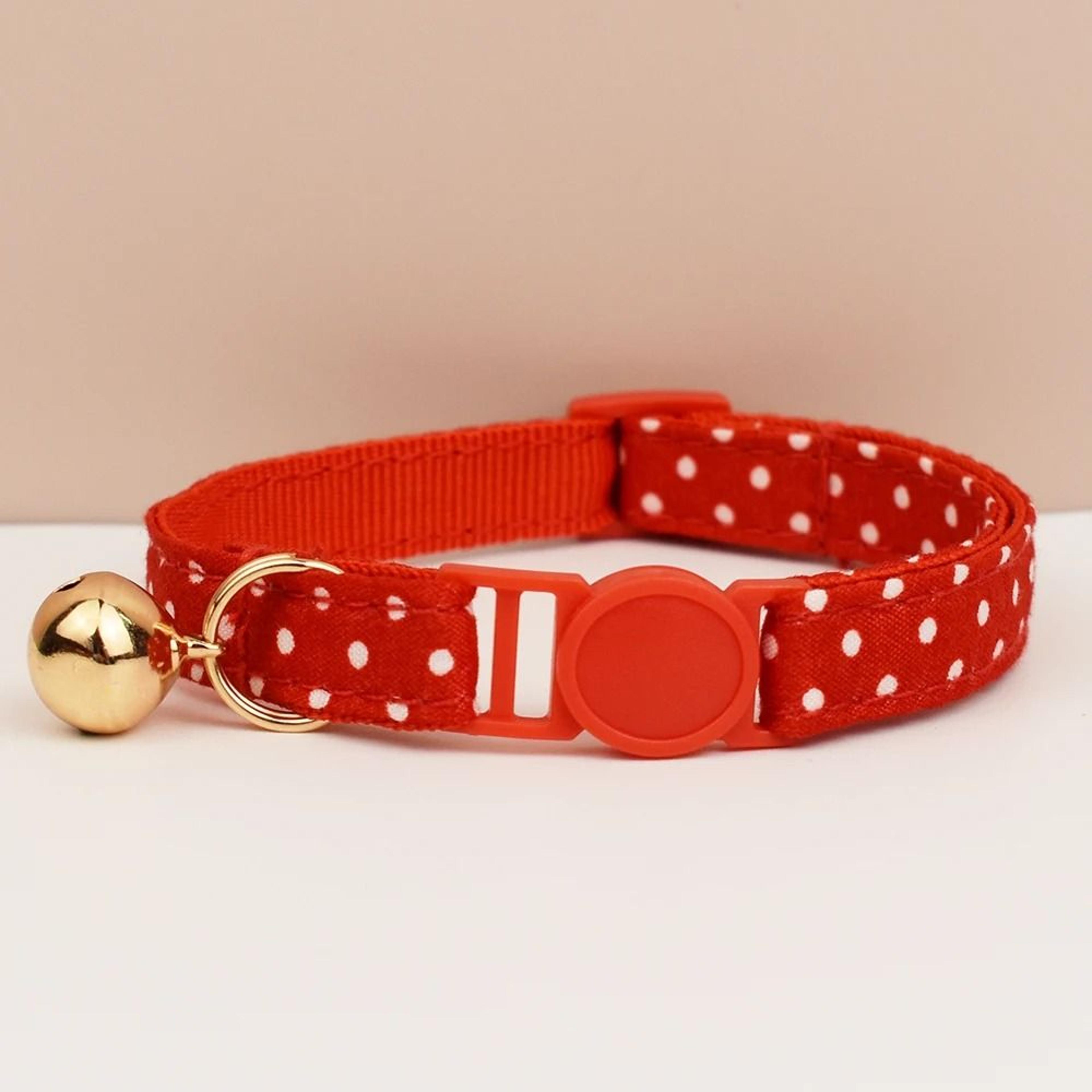 Adjustable Cat Collar With Bowknot  Safety Breakaway Buckle 21