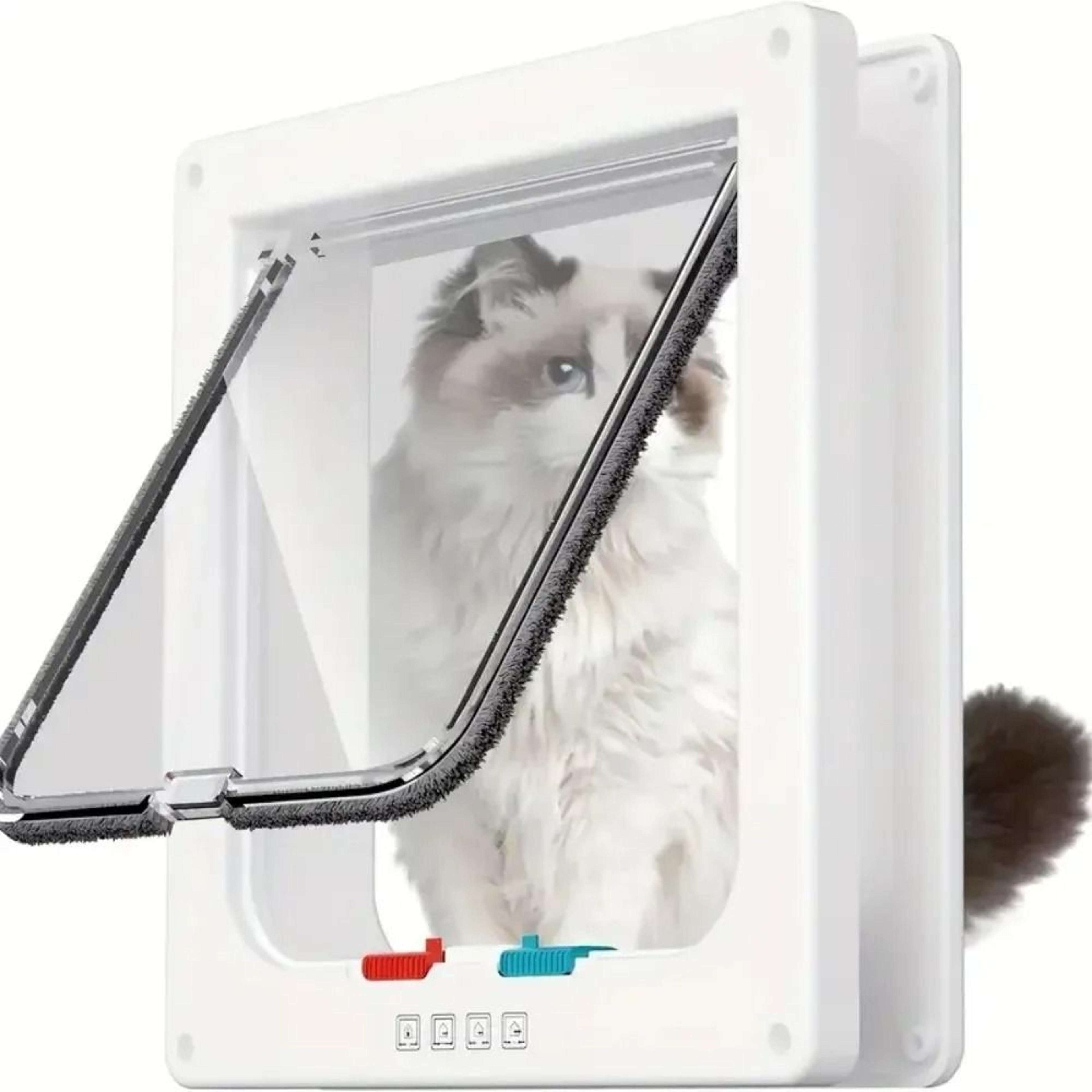 4Way Locking Security Pet Door Flap Kit 2