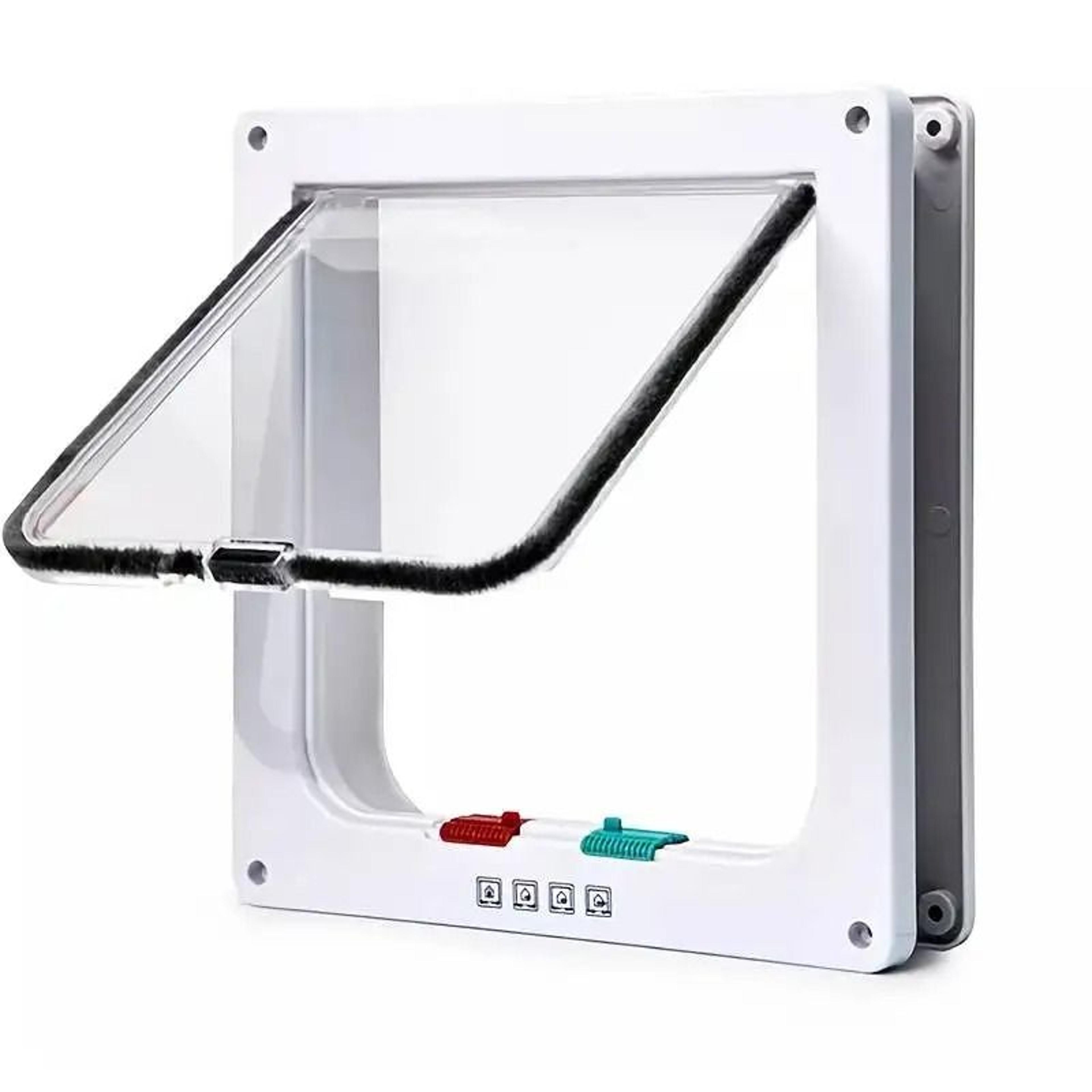 4Way Locking Security Pet Door Flap Kit 7