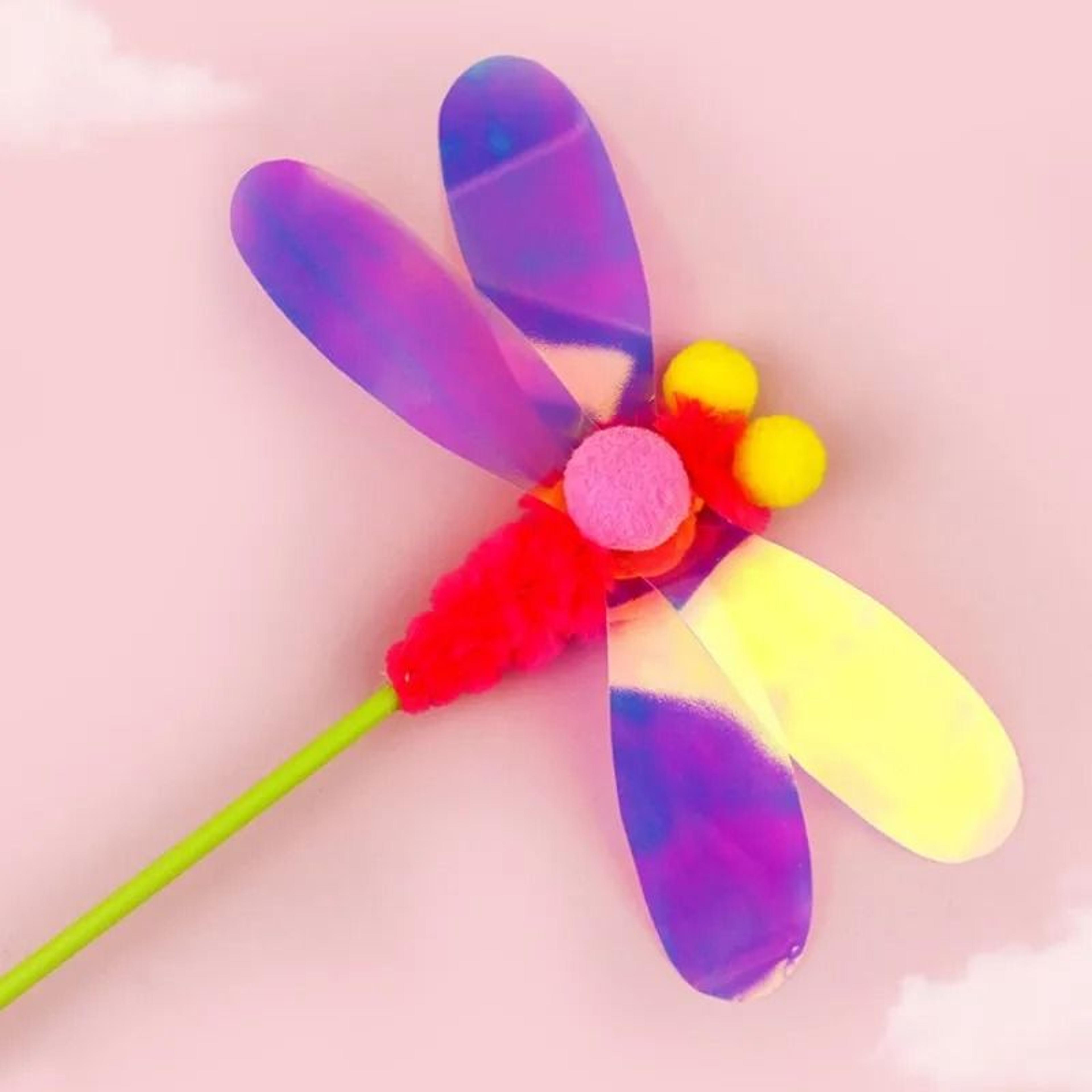 Interactive Insect  Feather Cat Teaser Wand 3