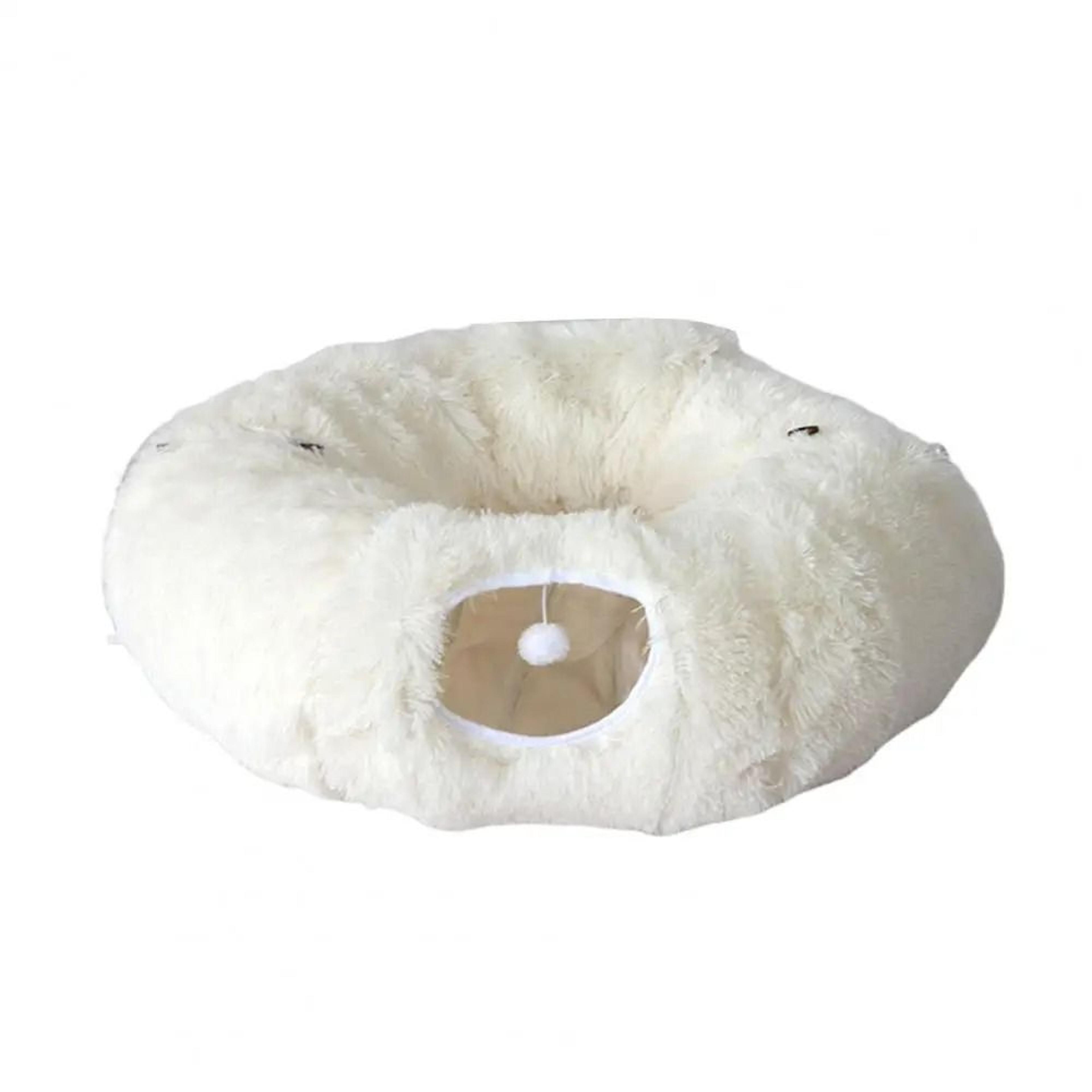 Plush Donut Cat Tunnel Bed 9