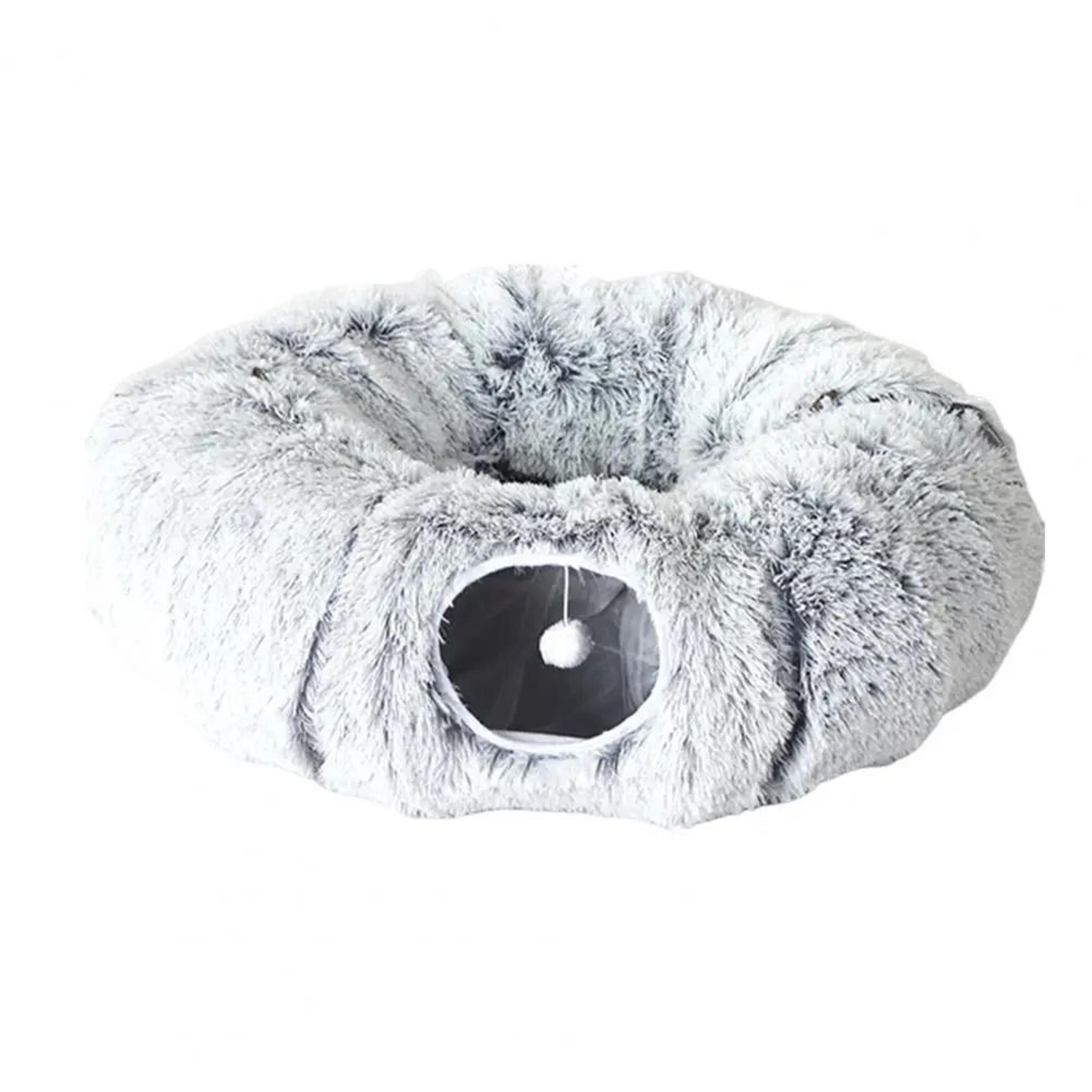 Plush Donut Cat Tunnel Bed 13