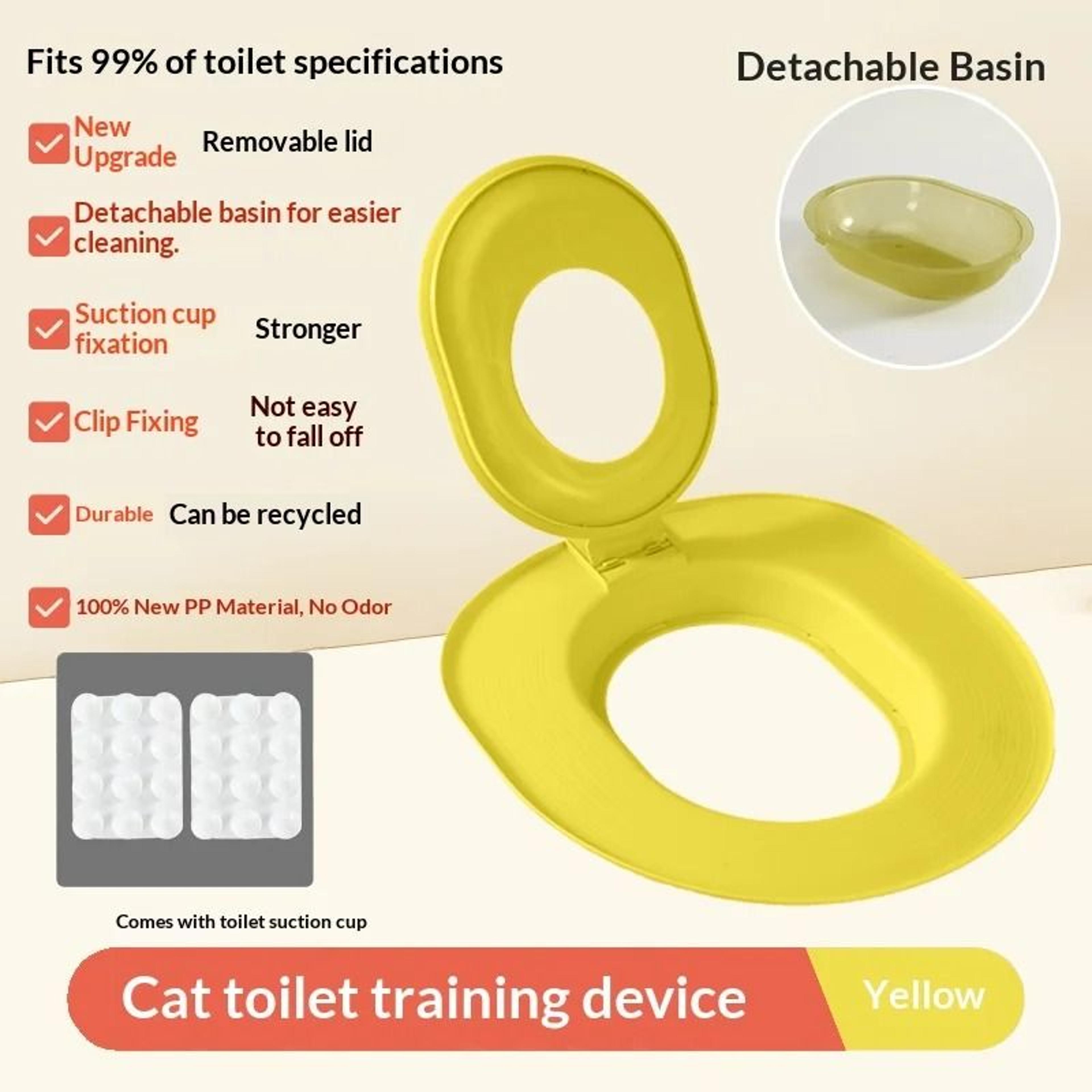 Reusable Plastic Cat Toilet Training Kit 8