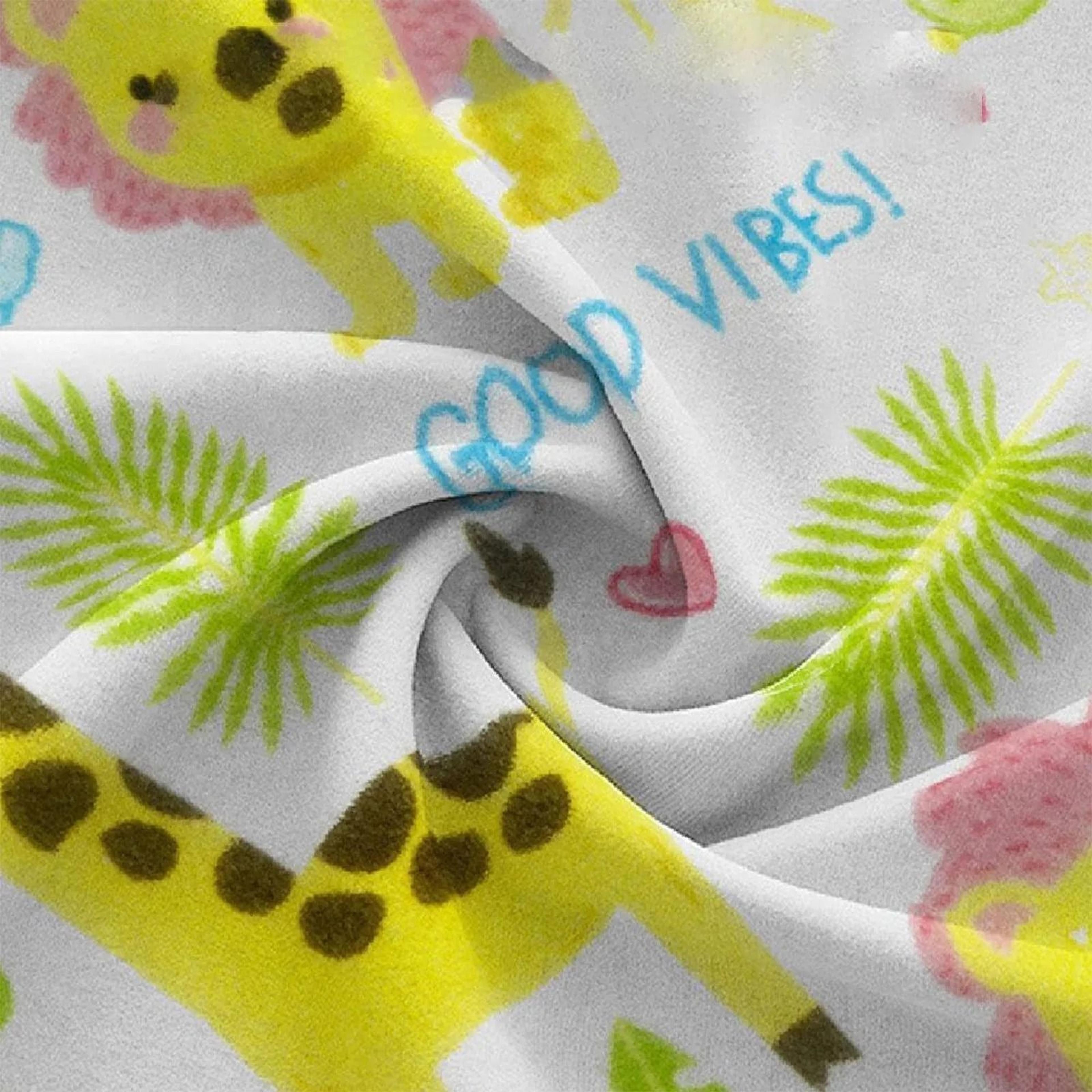 Cat Fixed Fabric Cartoon Printed Grooming Restraint Wrap 2