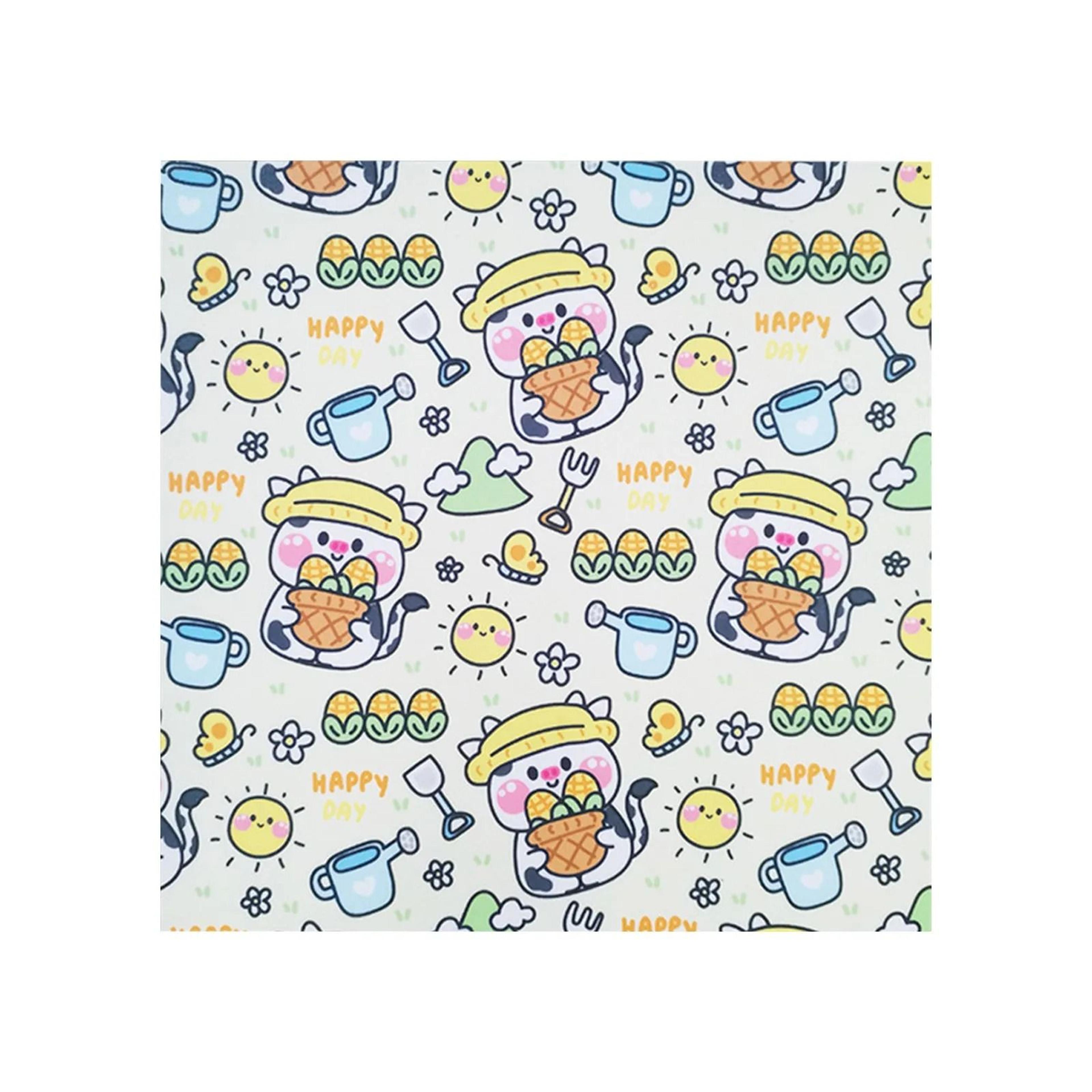 Cat Fixed Fabric Cartoon Printed Grooming Restraint Wrap 9