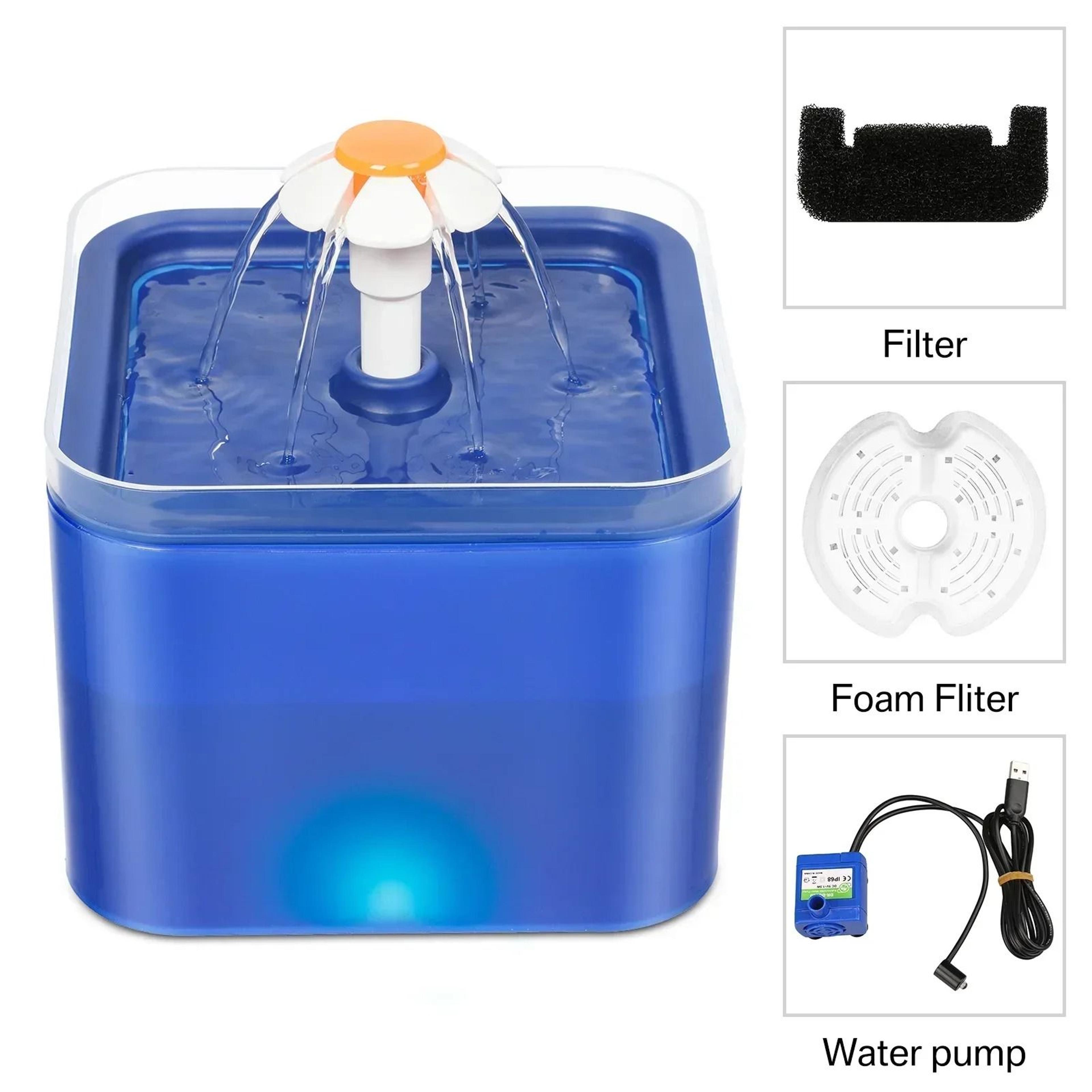 Automatic Pet Water Fountain With LED Lighting 7