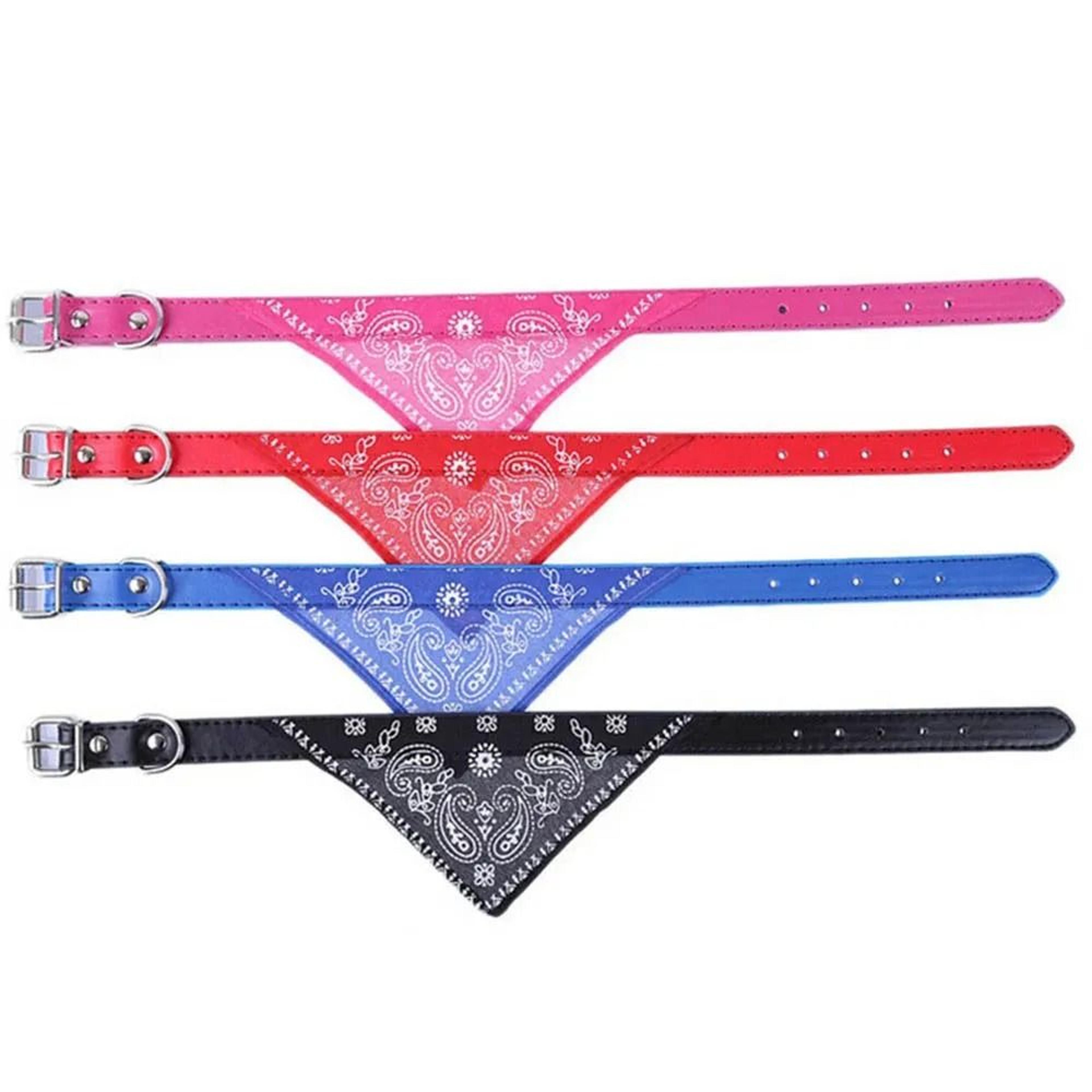 Adjustable Cute Printed Triangular Bandana Cat And Puppy Scarf Collar 4