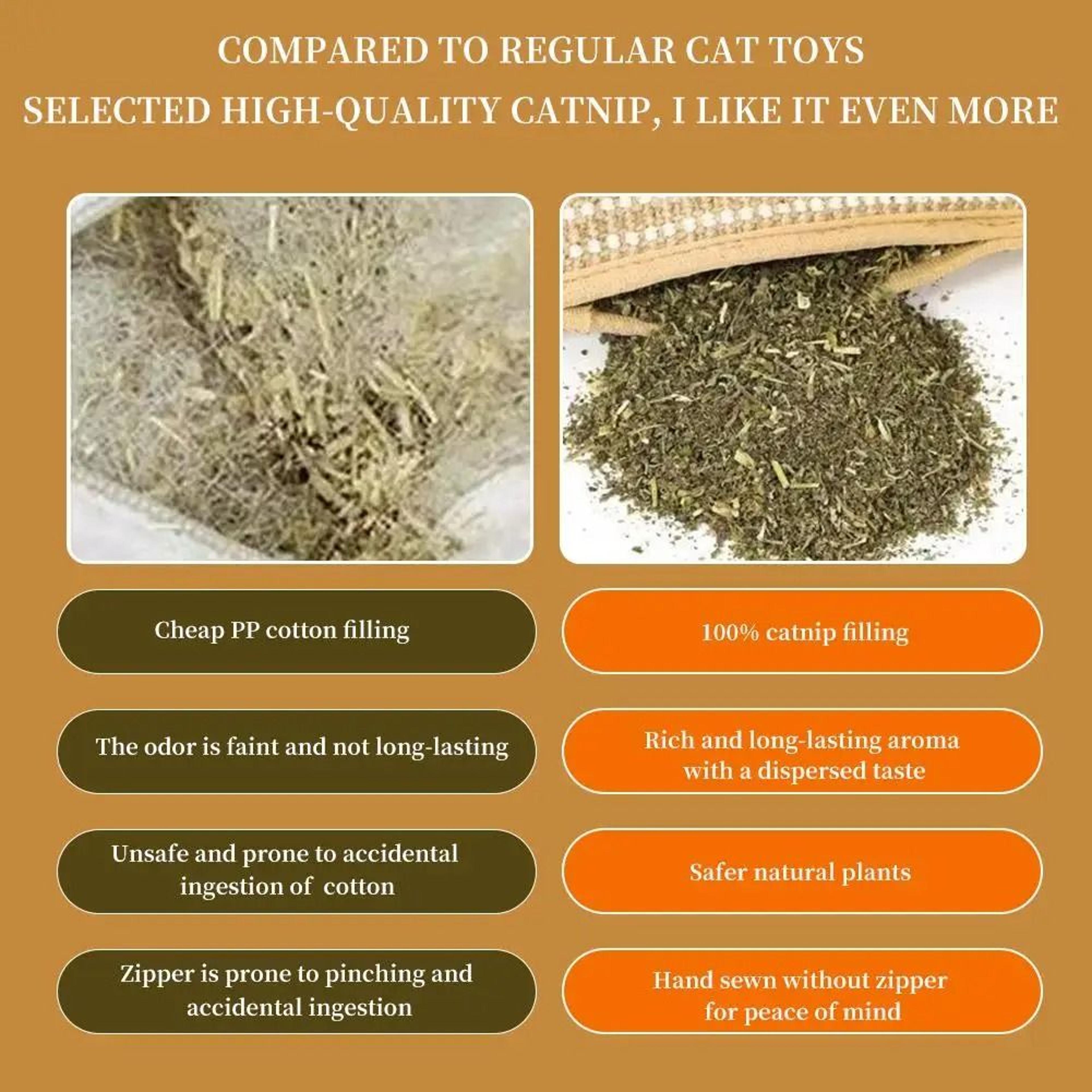 Catnip Pillow Interactive Kicker And Scratching Toy 4