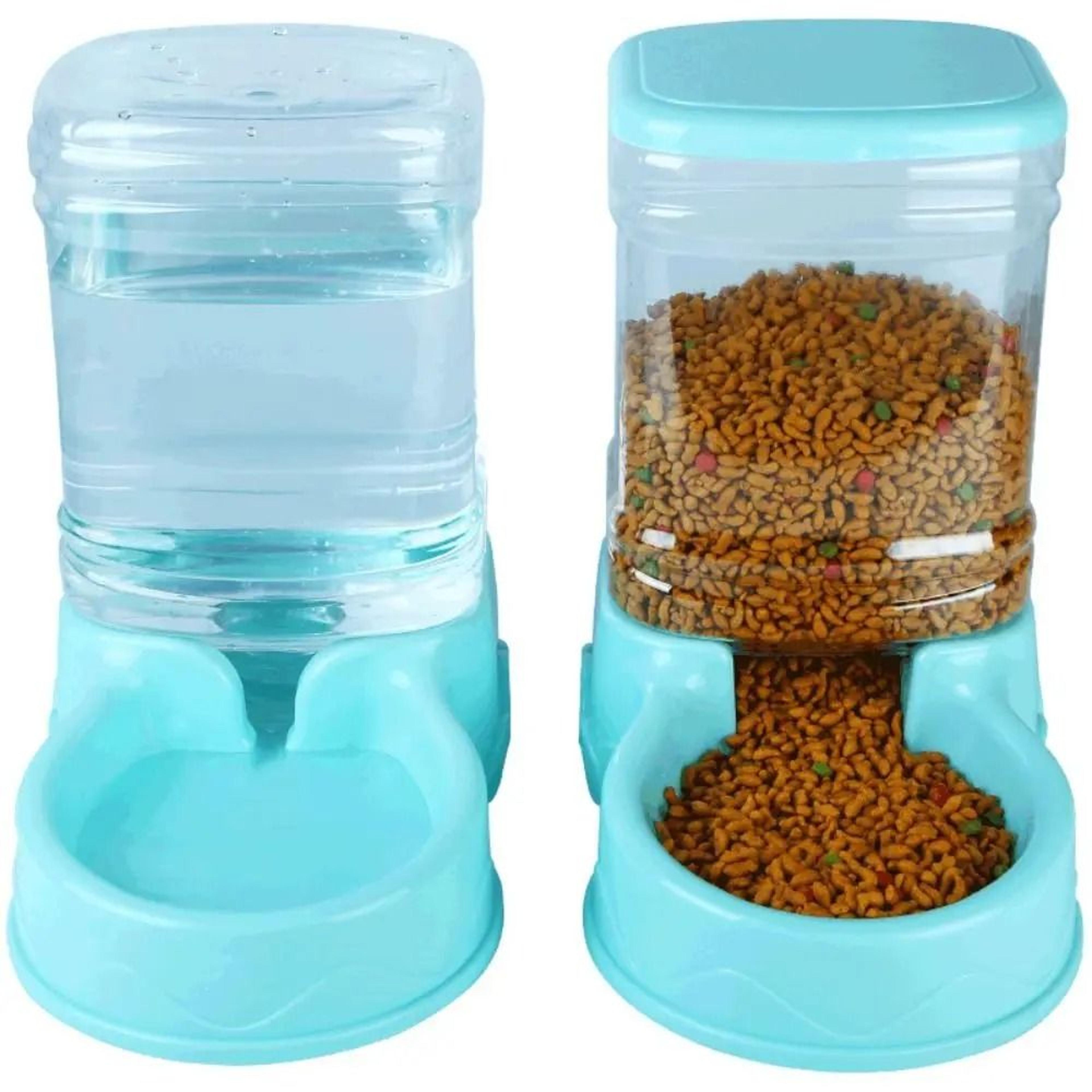 38L HighCapacity Automatic Pet Feeder And Gravity Waterer Station 2