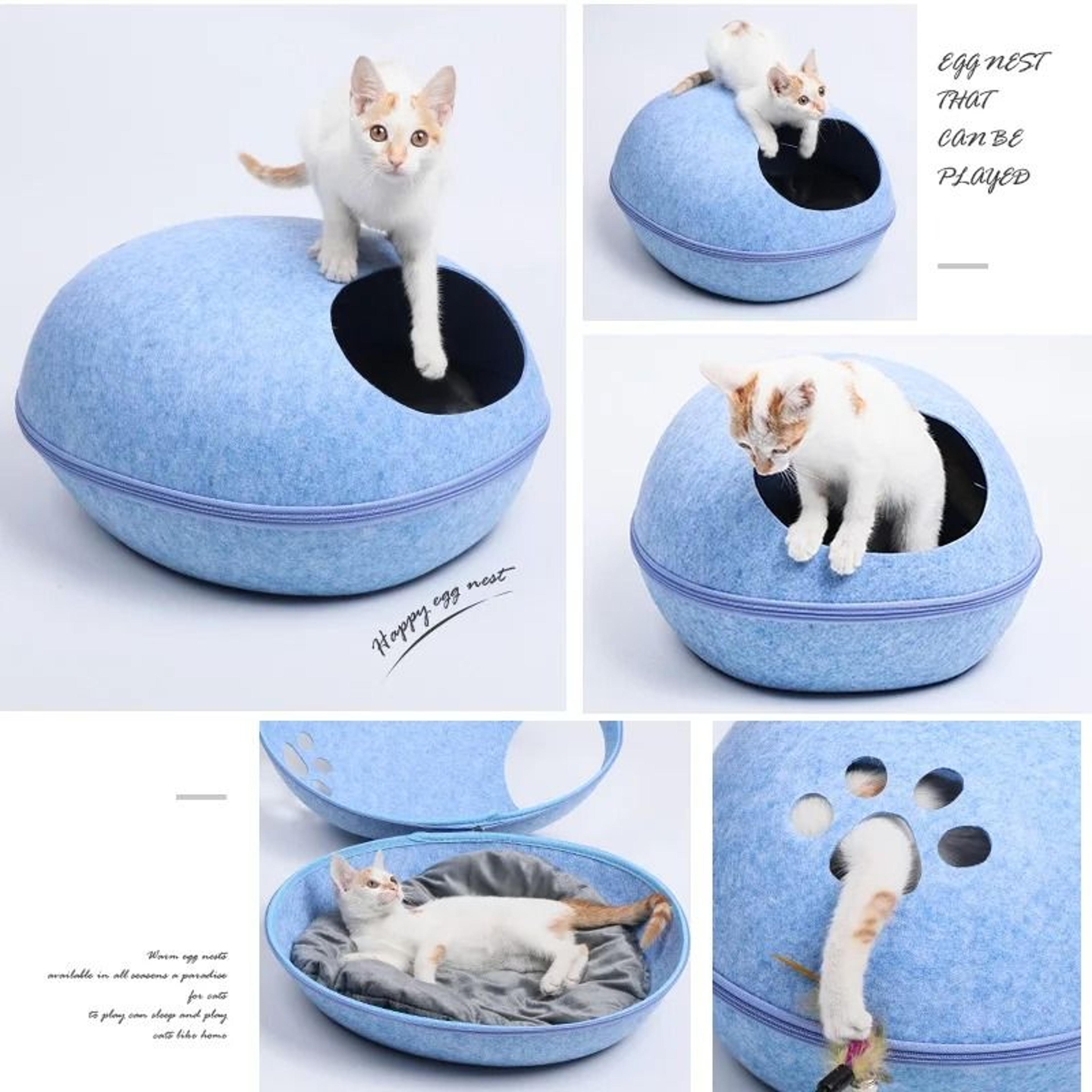 Cozy Breathable Cat Bed And Removable Pet House 4