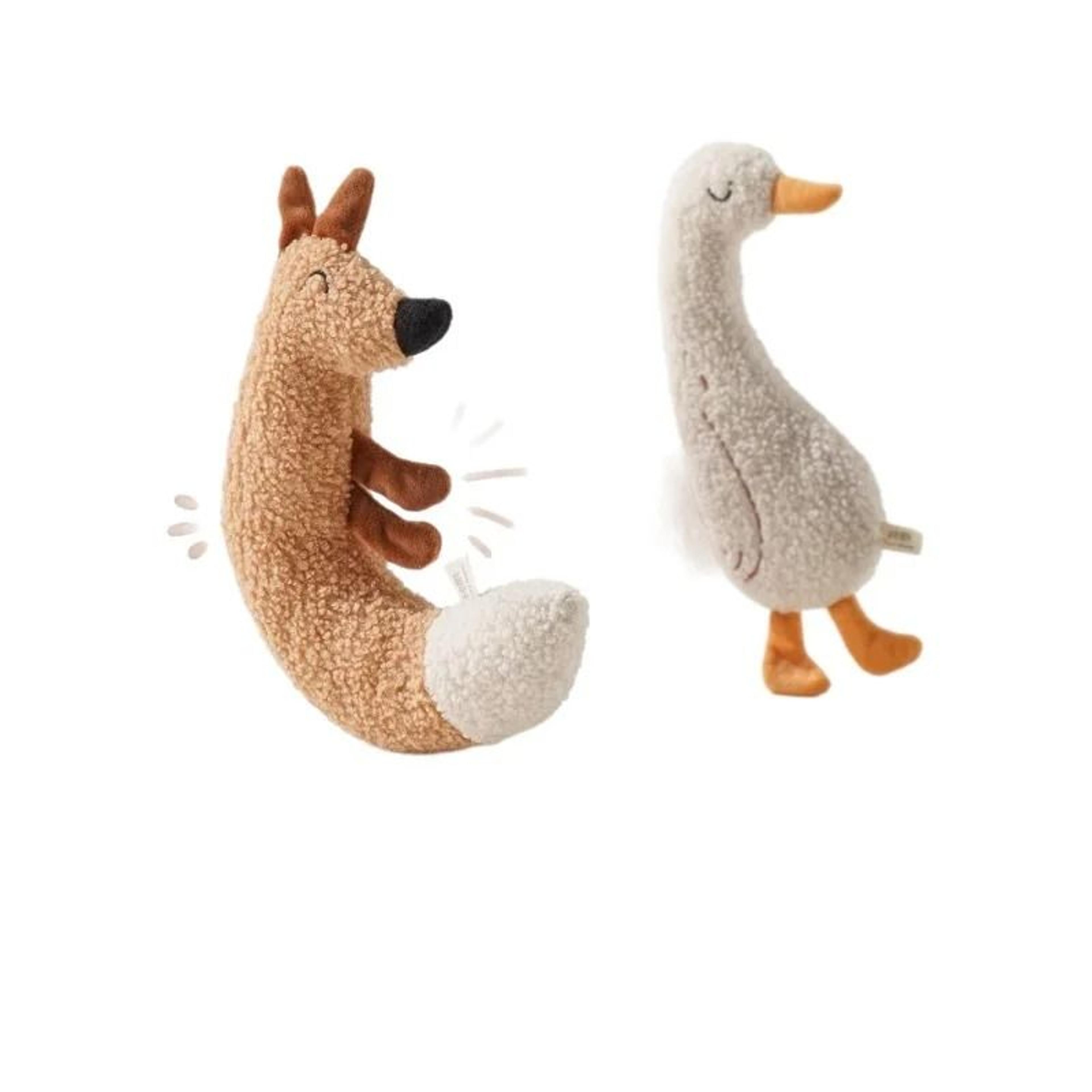 Interactive Plush Squeak And Chew Pet Toy 4