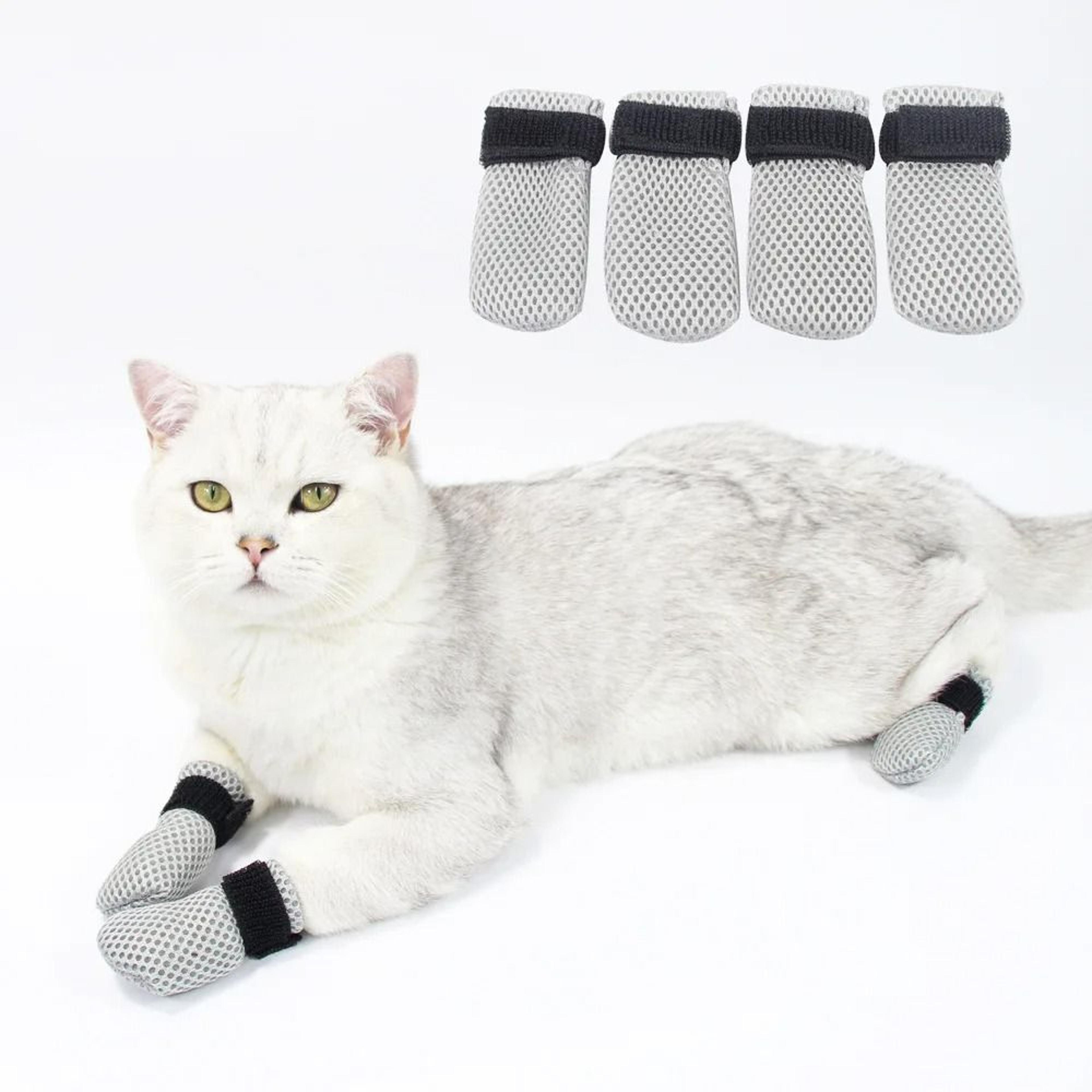 Anti Scratch Protective Cat Socks And Soft Breathable Indoor Pet Booties 7
