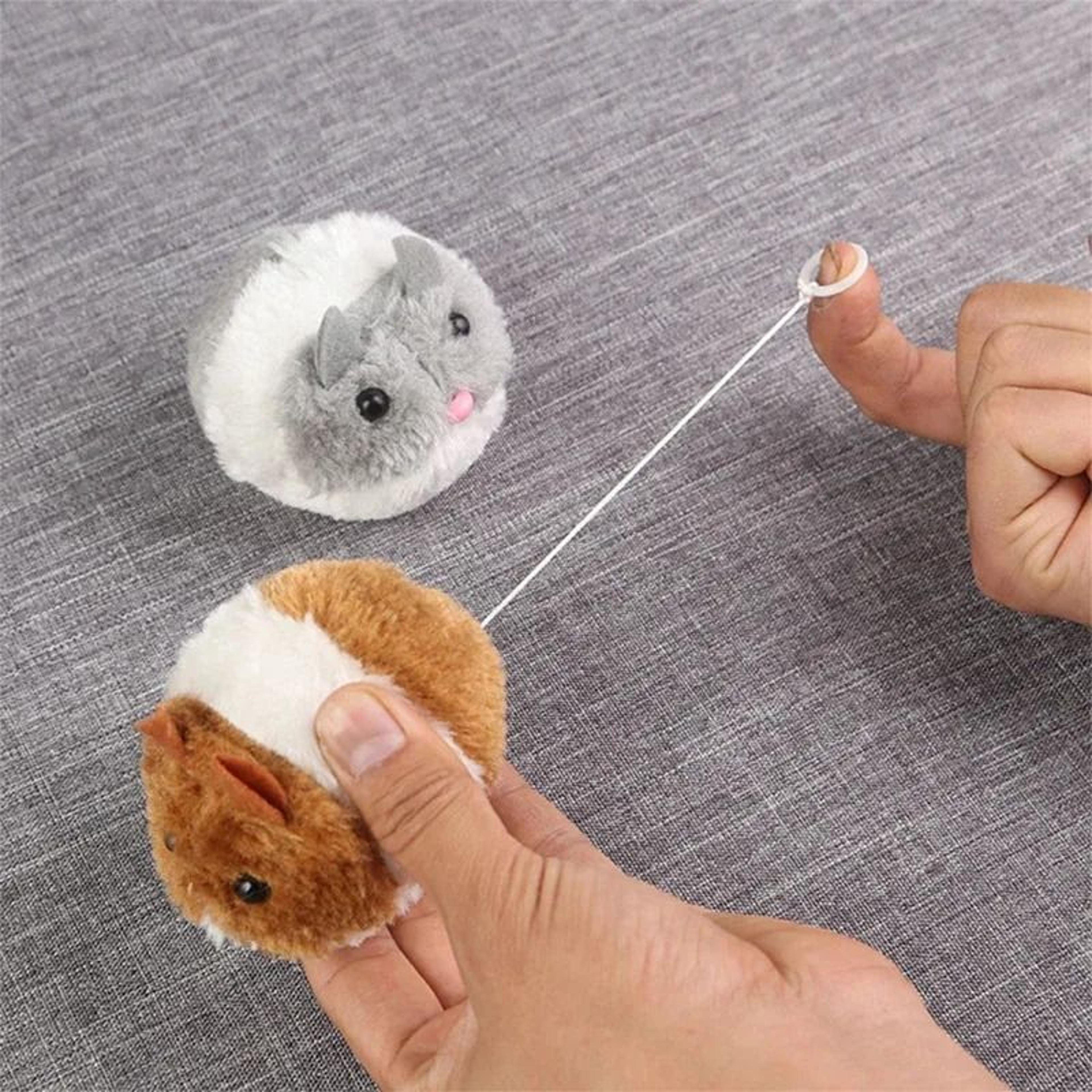 Cute Plush Mouse Cat Toy With Interactive Shake Movement 0