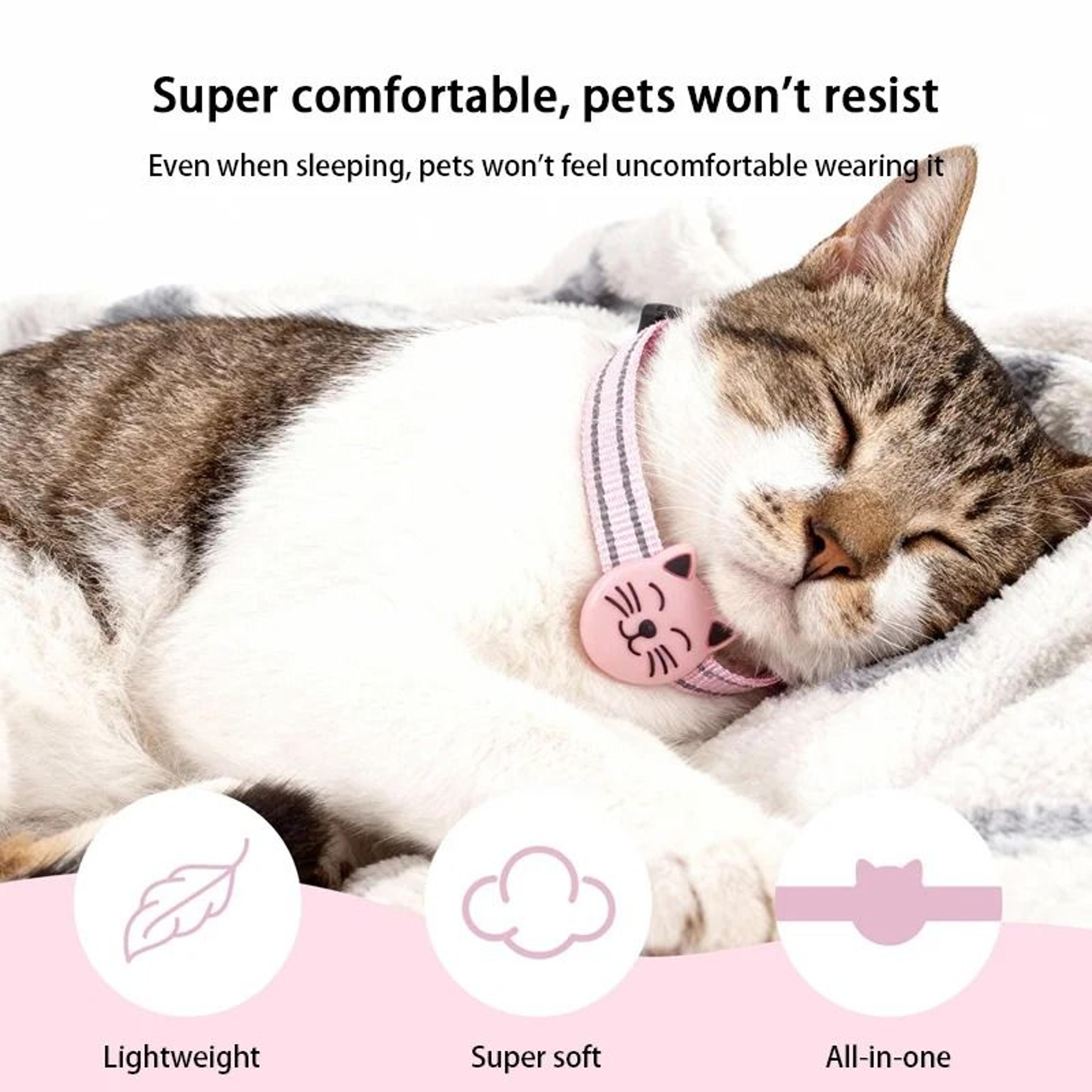 AirTag Compatible GPS Smart Tracking Cat Collar With AntiLoss Bluetooth Pet Locator 1