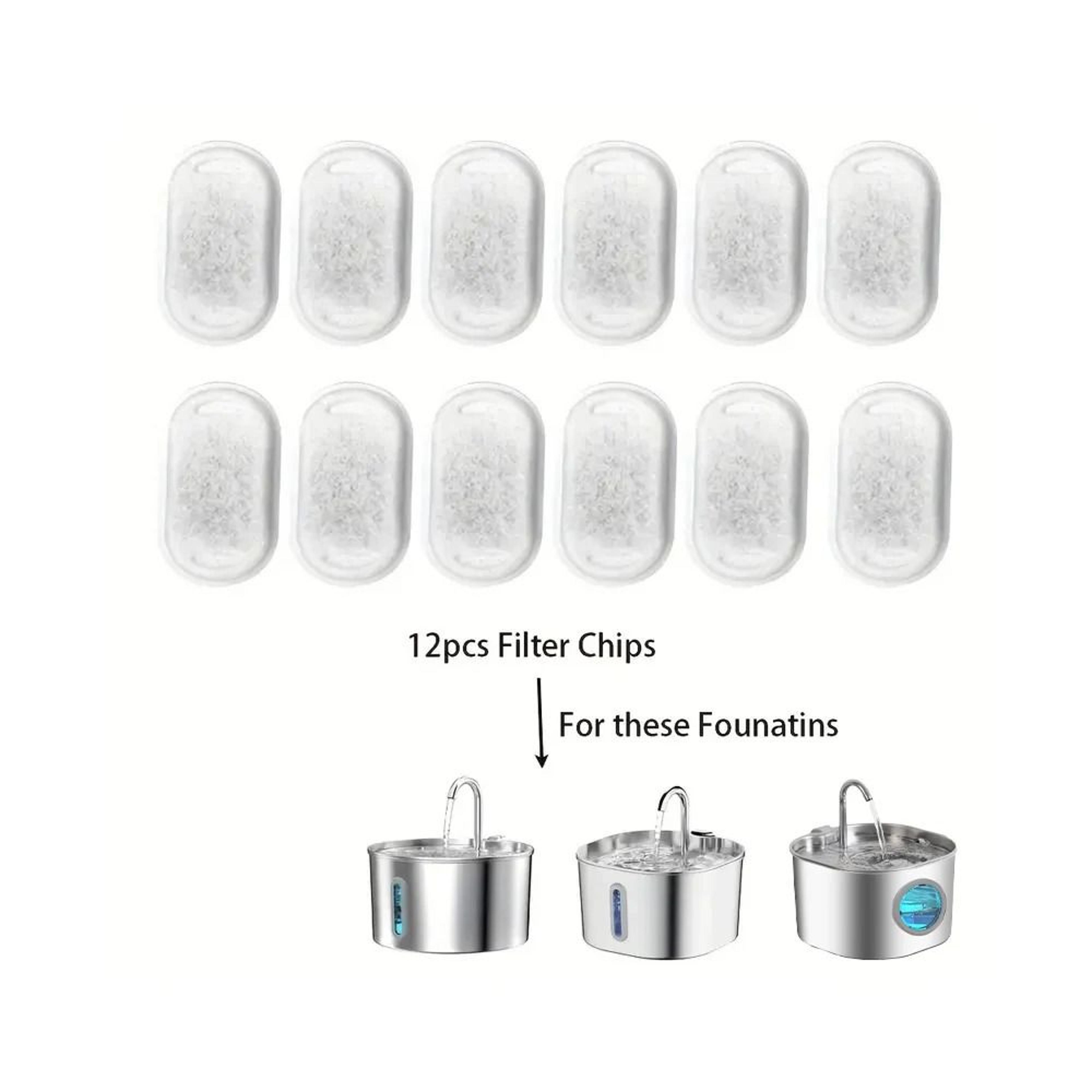 universal replacement filters for automatic cat water dispenser fountain pack