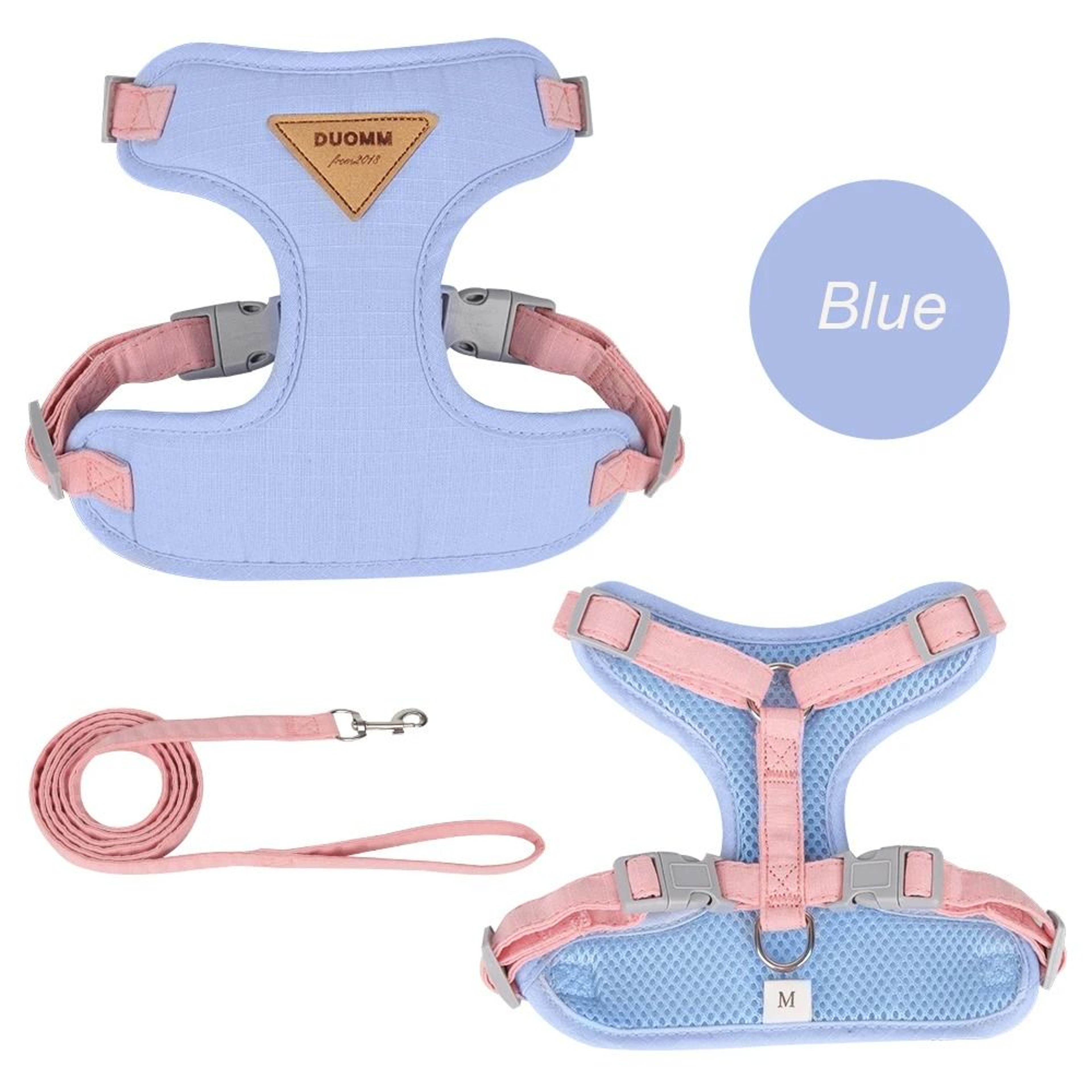 Cozy Soft Adjustable Cat Harness And Leash Set For Outdoor Walking 8