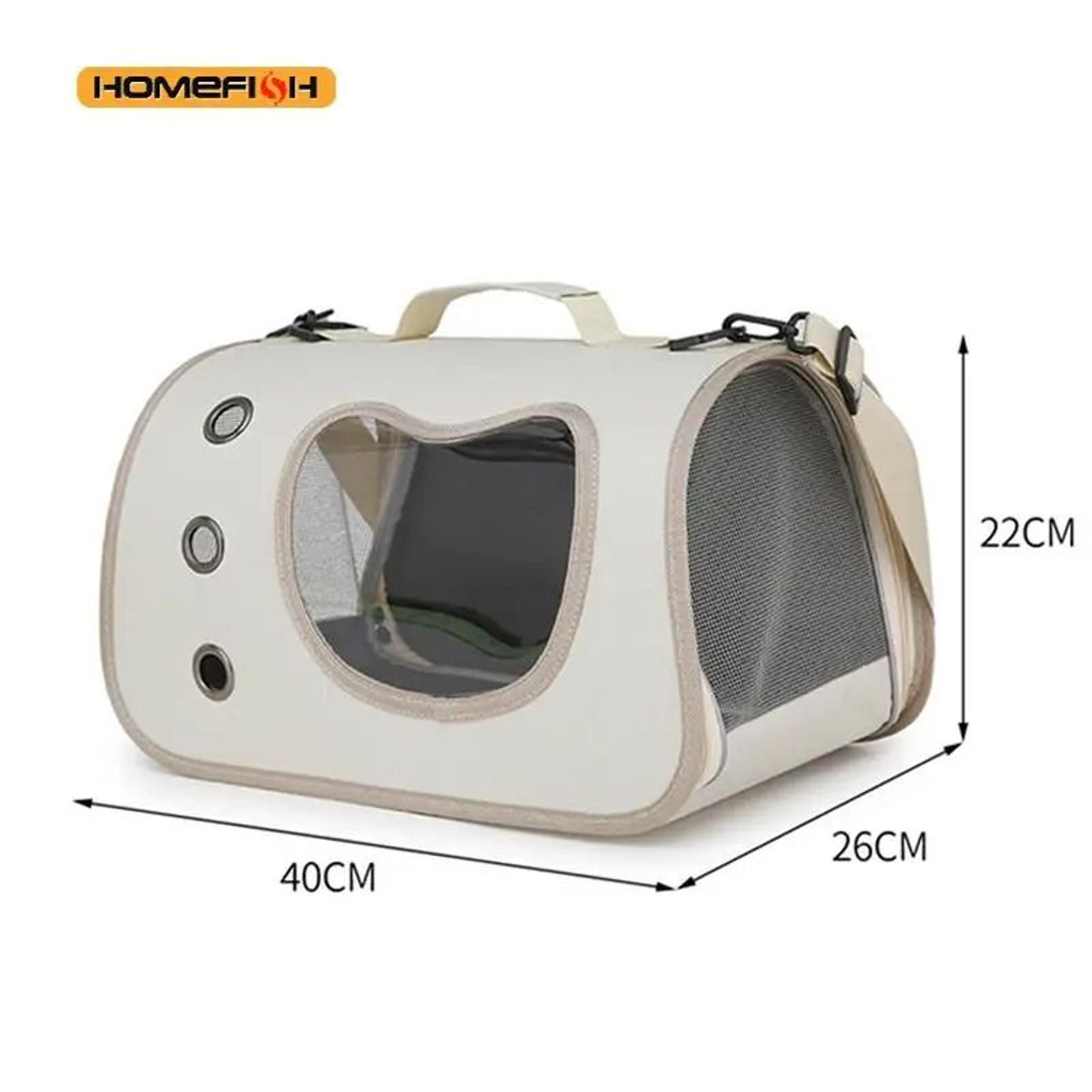 Portable Breathable Pet Carrier Bag With Adjustable Shoulder Strap For Cats And Small Dogs 5