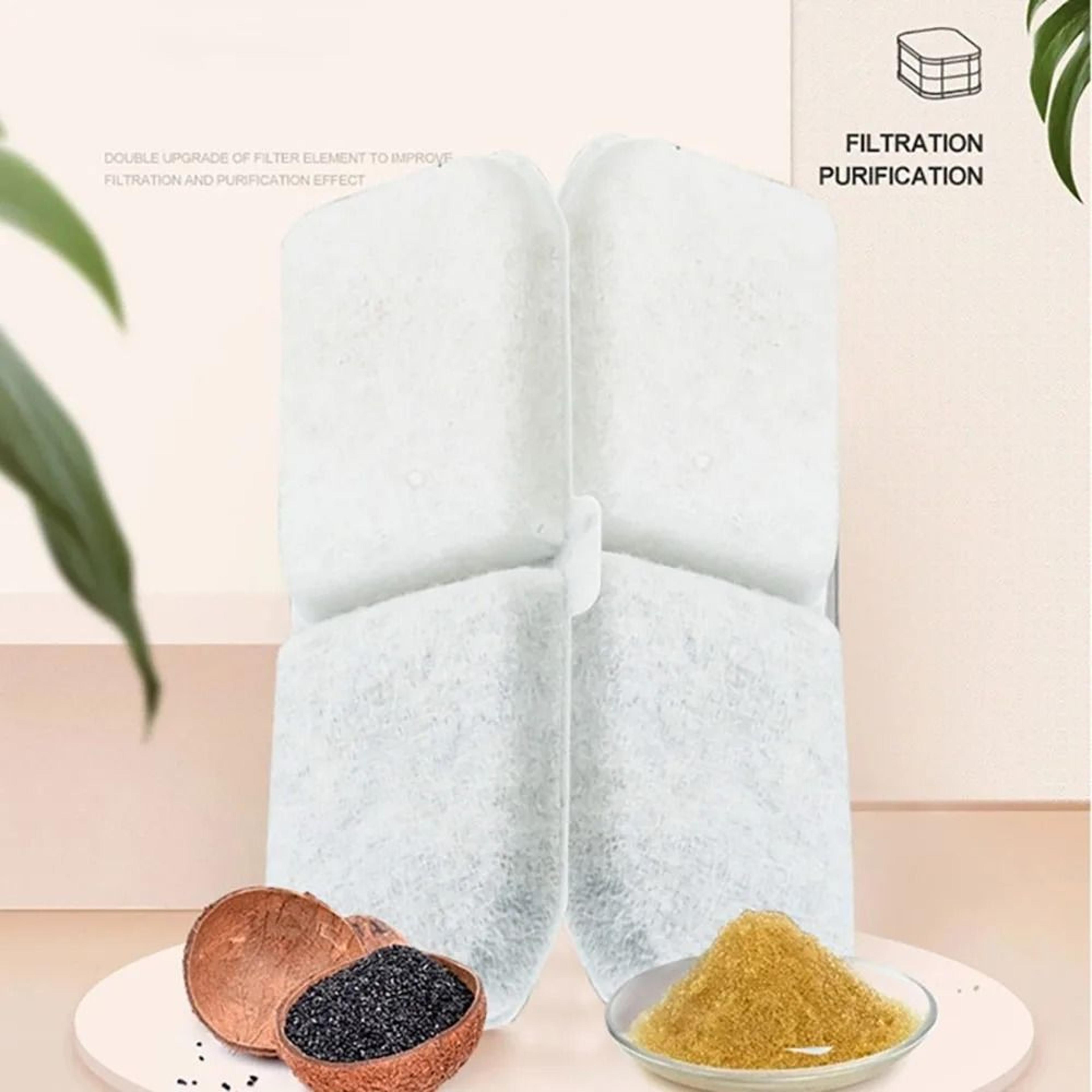 Rectangular Replacement Activated Carbon Filters For Cat And Dog Water Dispenser Fountain 1