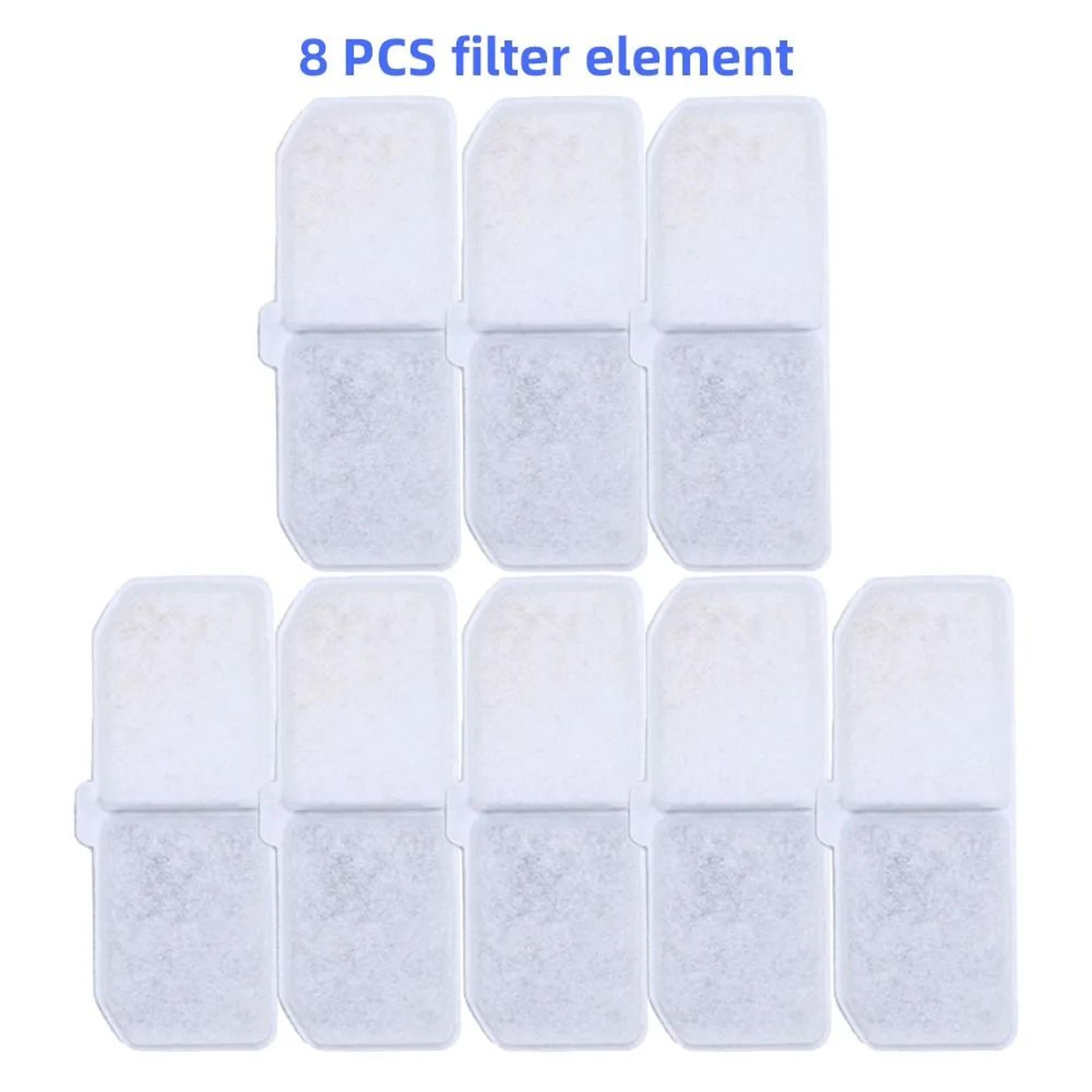 Rectangular Replacement Activated Carbon Filters For Cat And Dog Water Dispenser Fountain 7