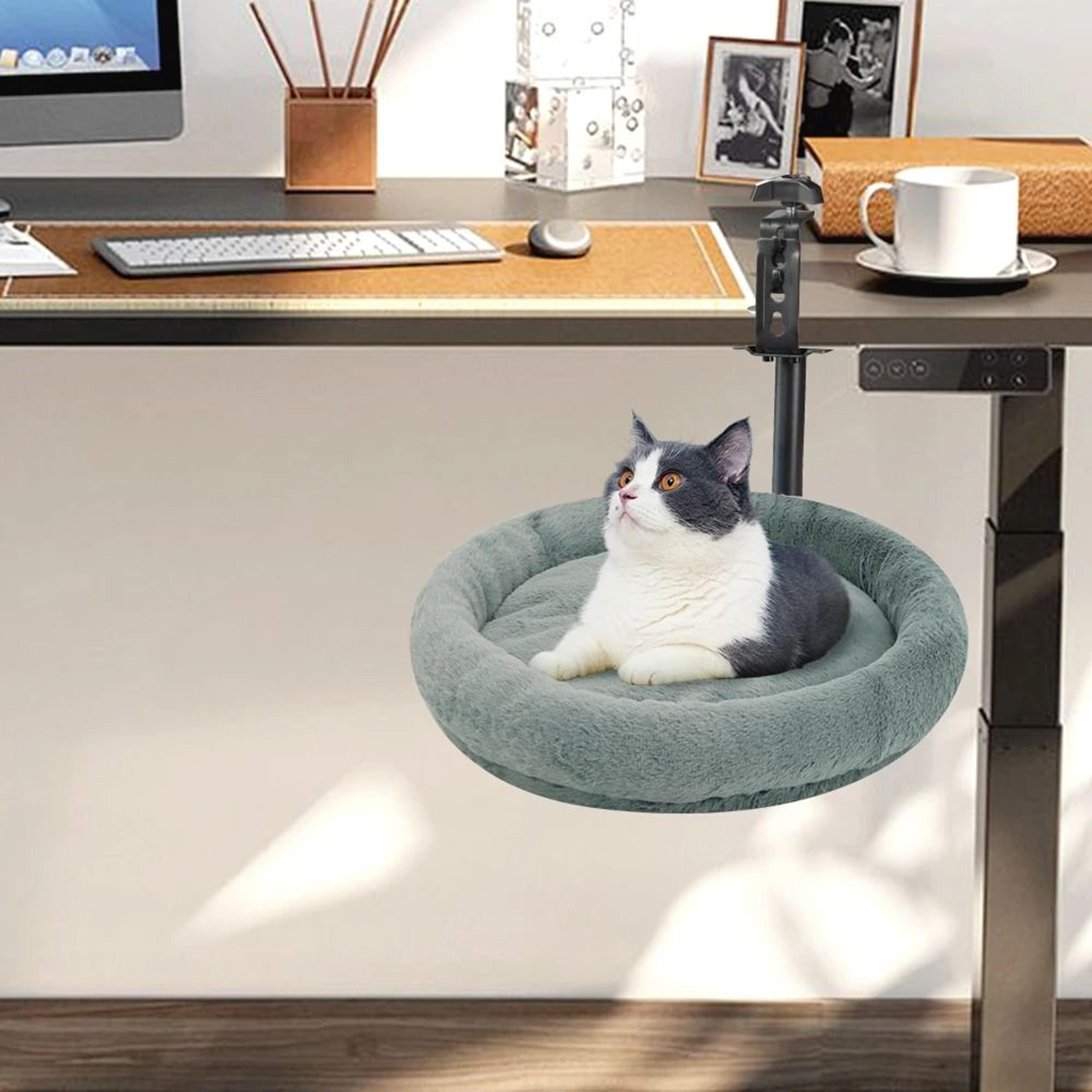 WallMounted Wooden Cat Space Capsule Bed  Elevated Winter Cat Perch With HeavyDuty Supports 4