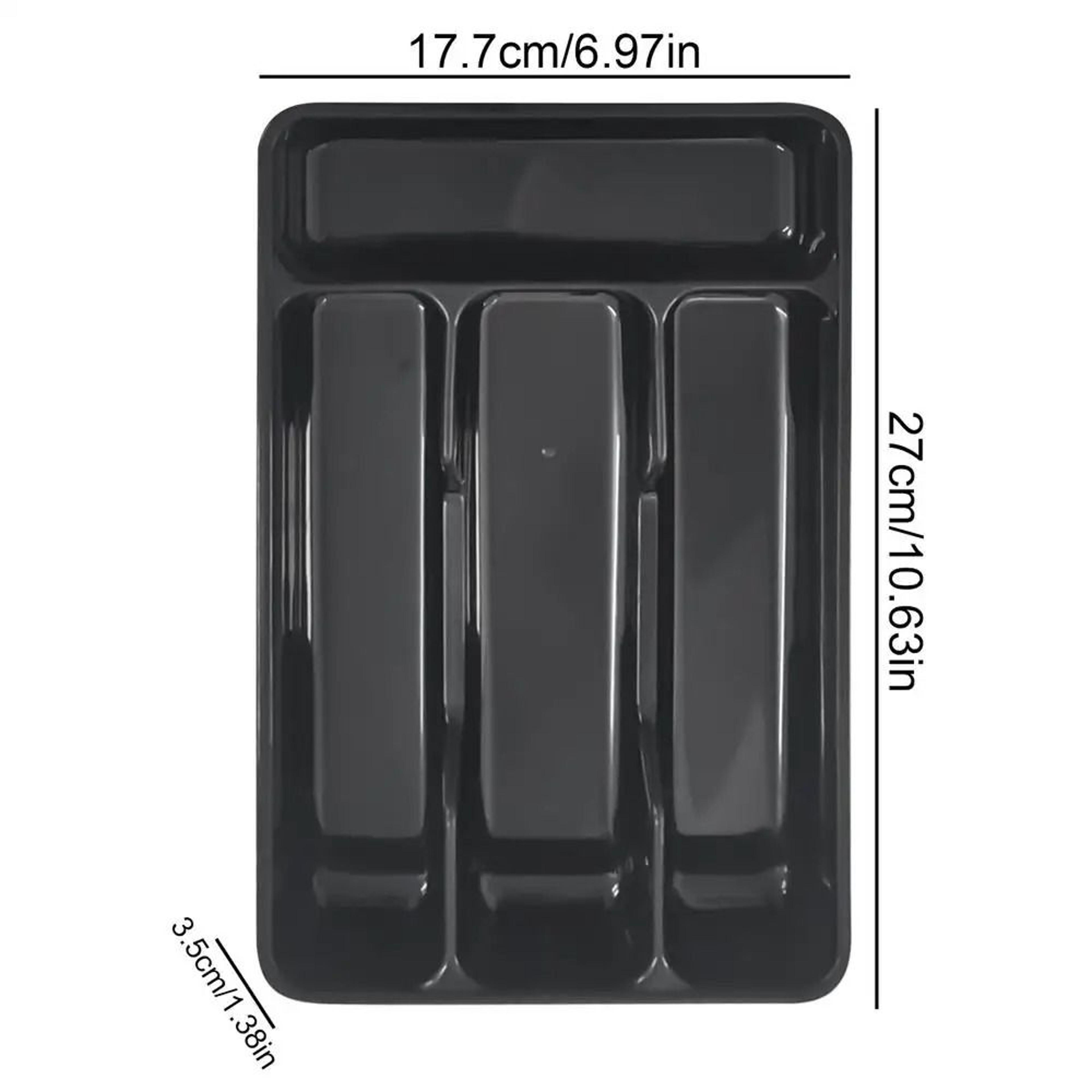 Compact 4Compartment Silverware Organizer  Flatware Tray 7
