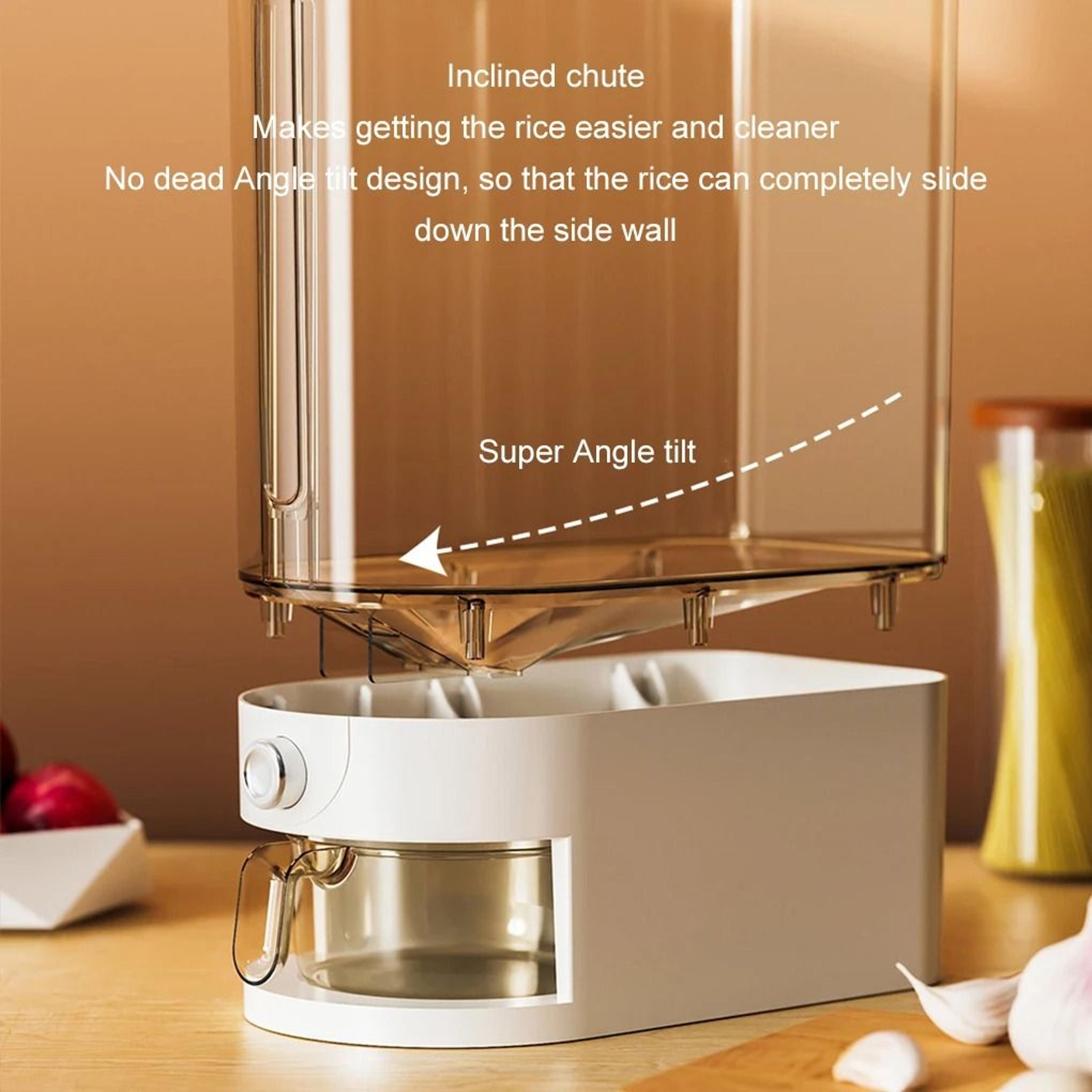 Sealed InsectProof Automatic Rice Dispenser  Dry Grain Storage Container 1