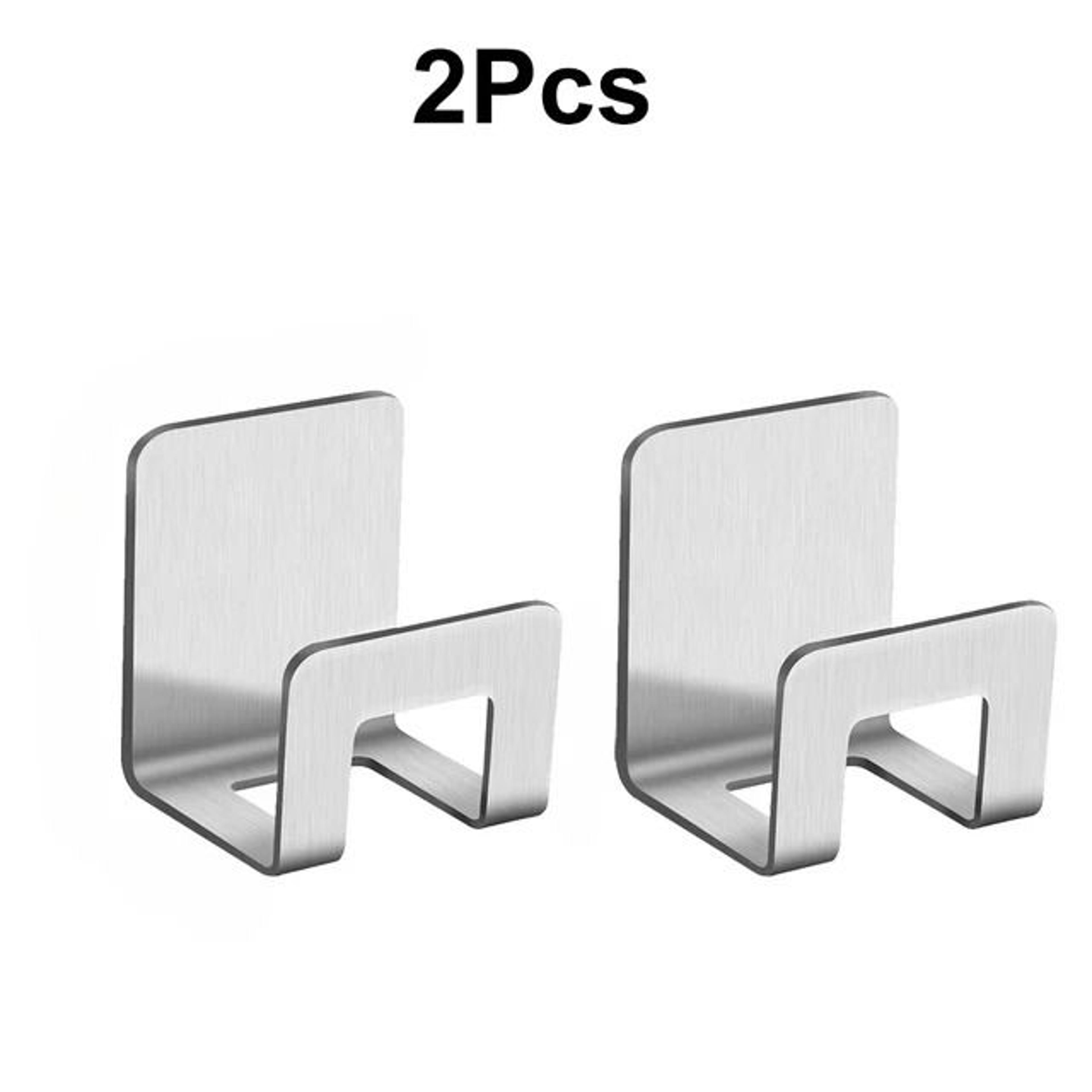 2Piece NonPerforated Stainless Steel Sink Sponge Rack  Storage Drain Organizer 7