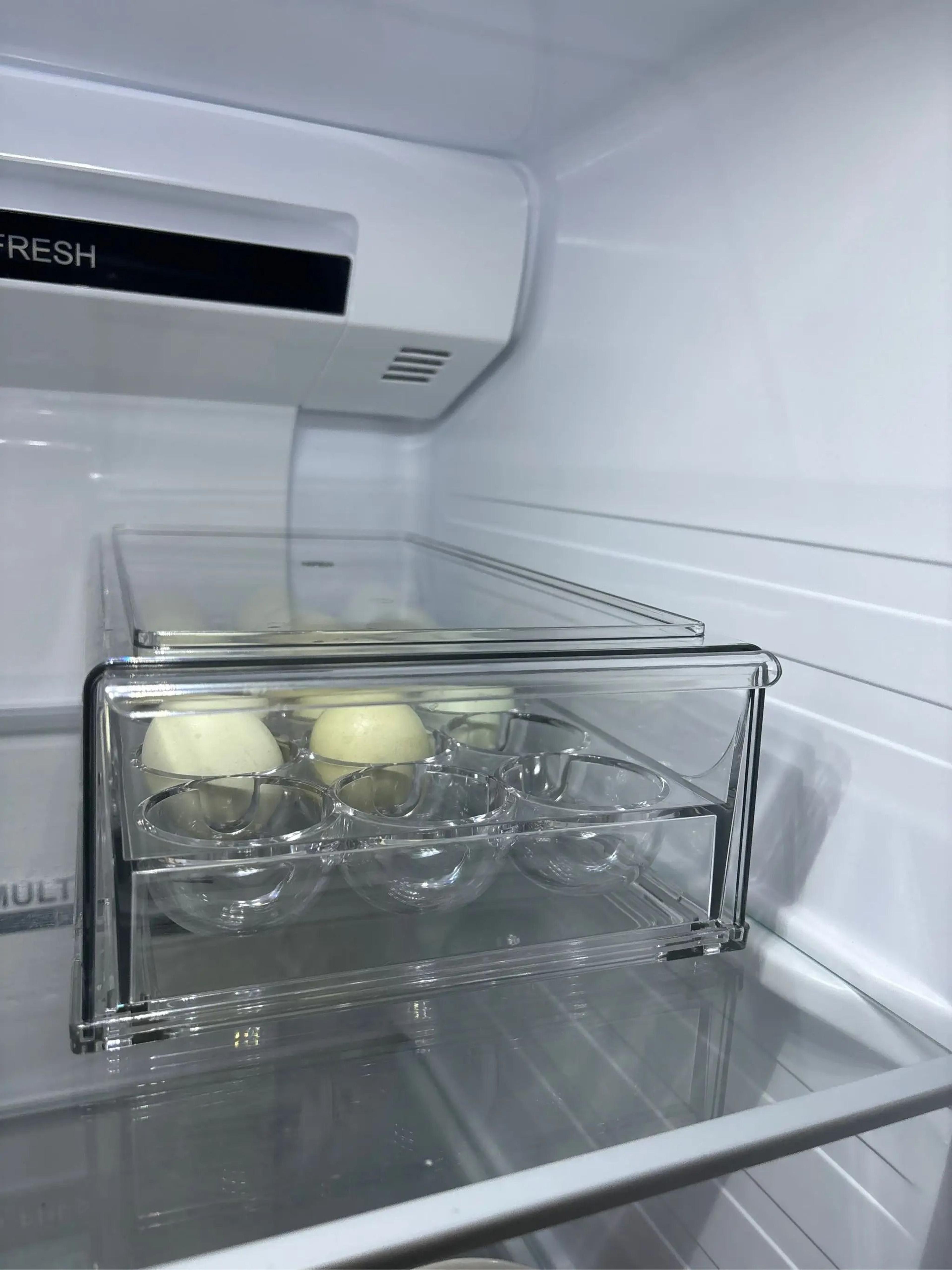 DrawerType FoodGrade Egg Storage Box  Stackable Fridge Organizer 4