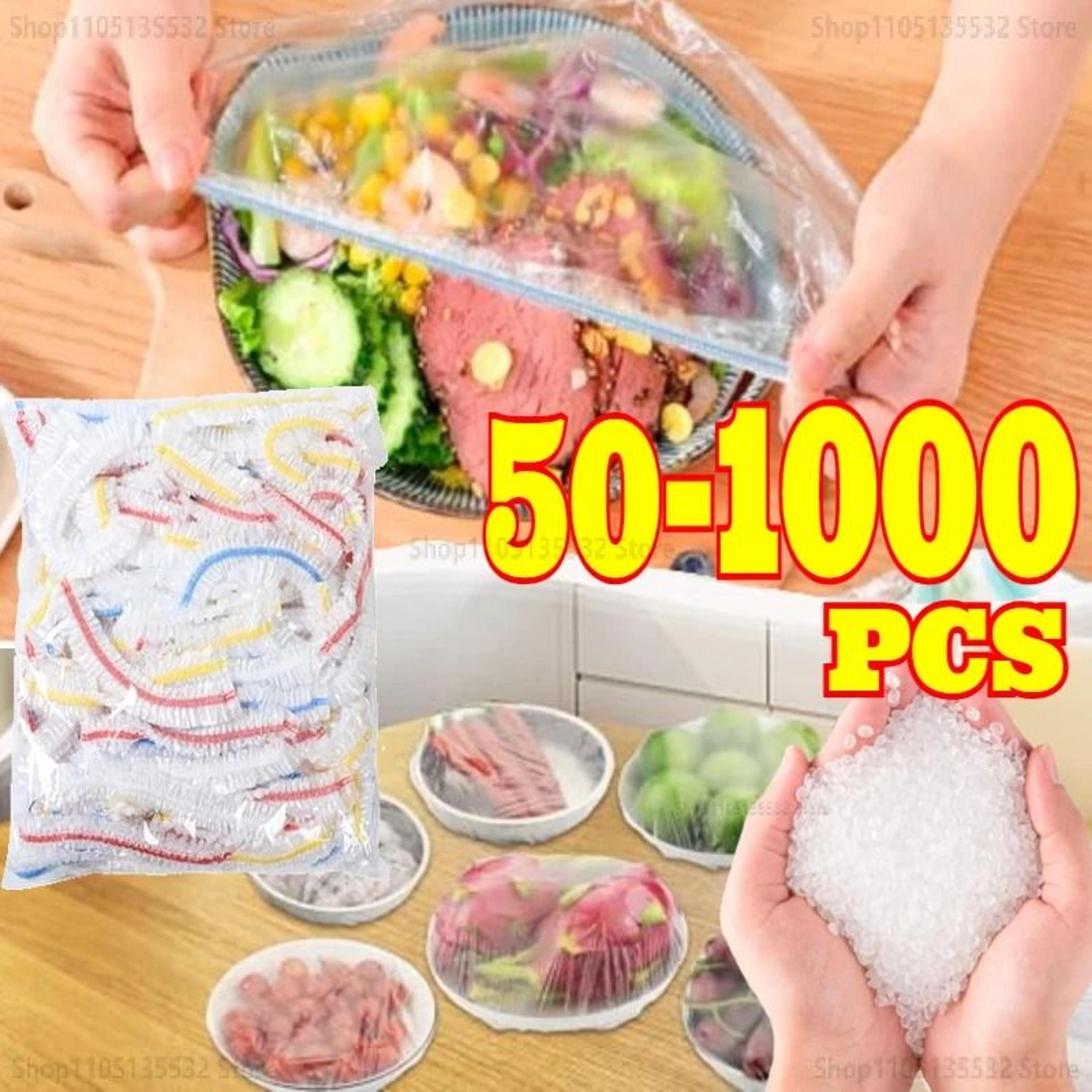 reusable elastic food storage covers - stretchable universal bowl & plate lids