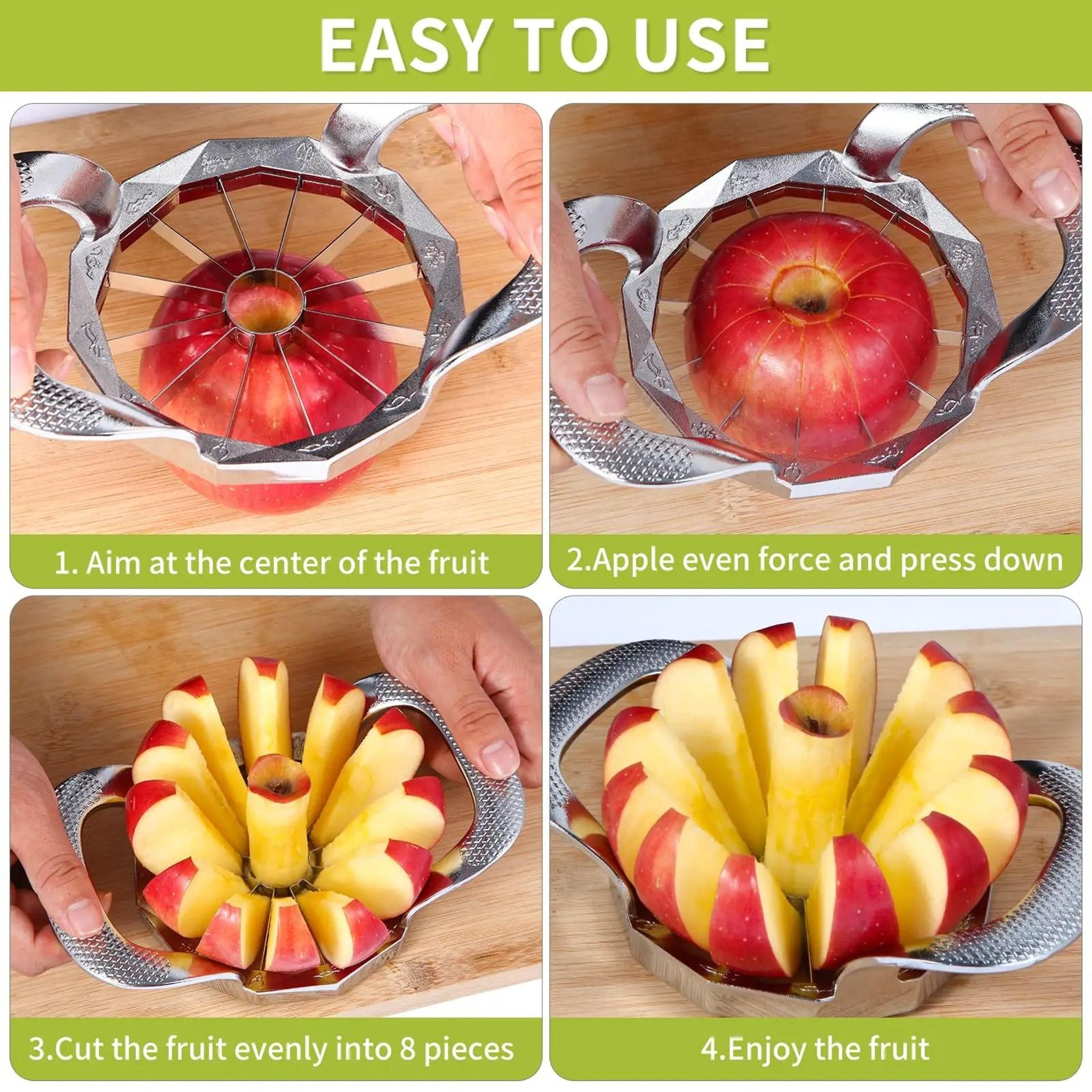 12Blade Extra Large Stainless Steel Apple Slicer Corer  Divider 2