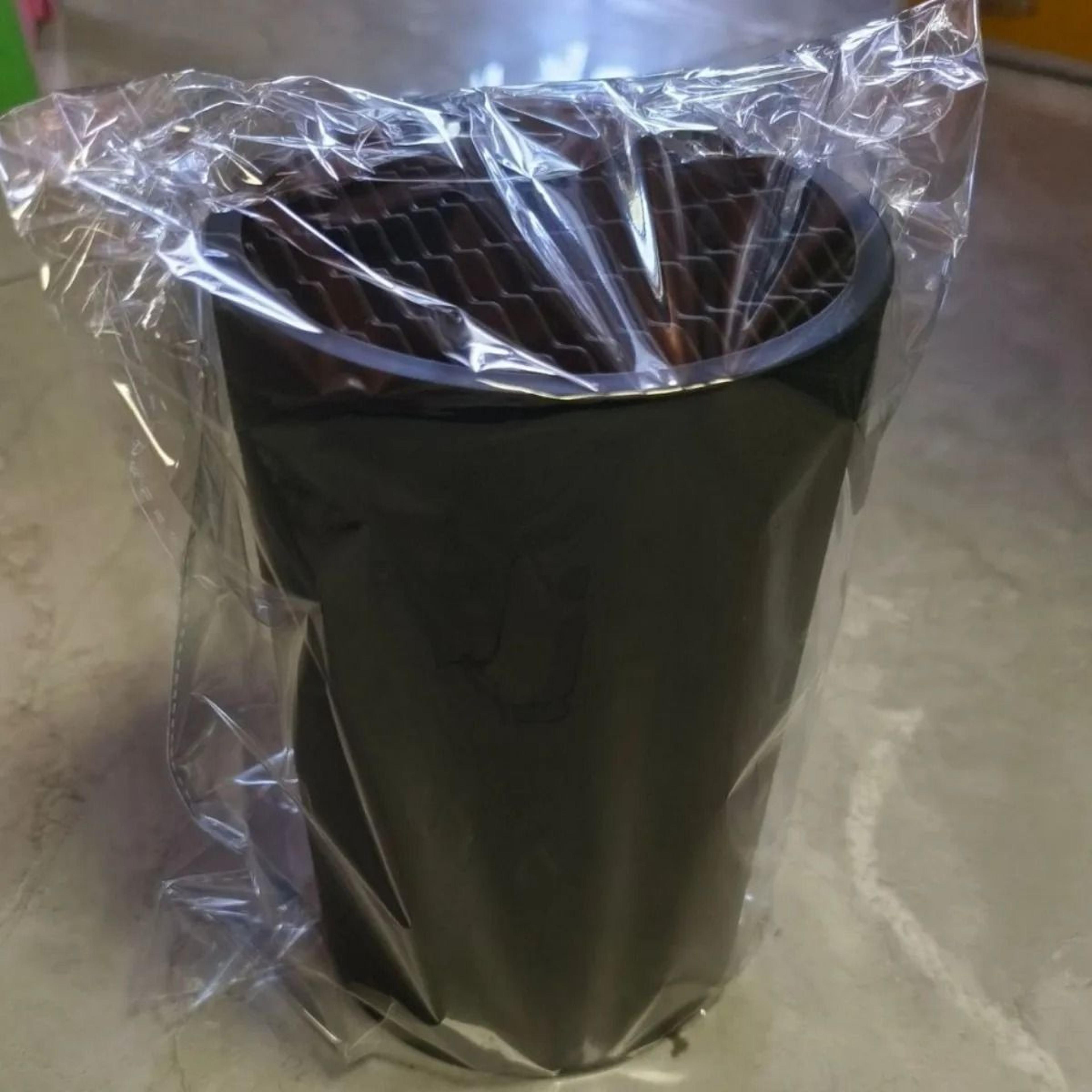 Universal Kitchen Knife Stand Holder  Premium Black Plastic Inserted Countertop Storage Block 6